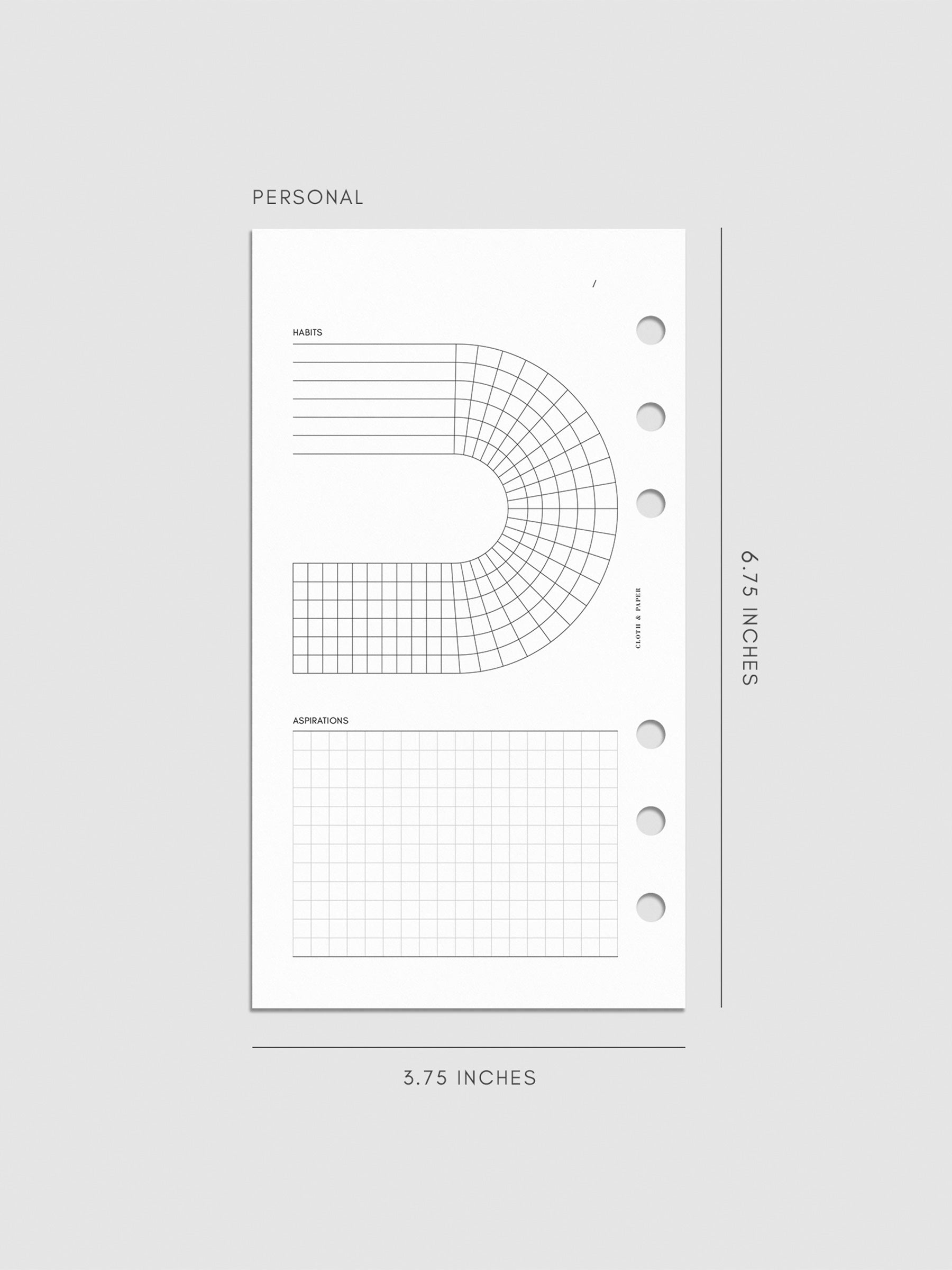 Digital mockup of insert in Personal.