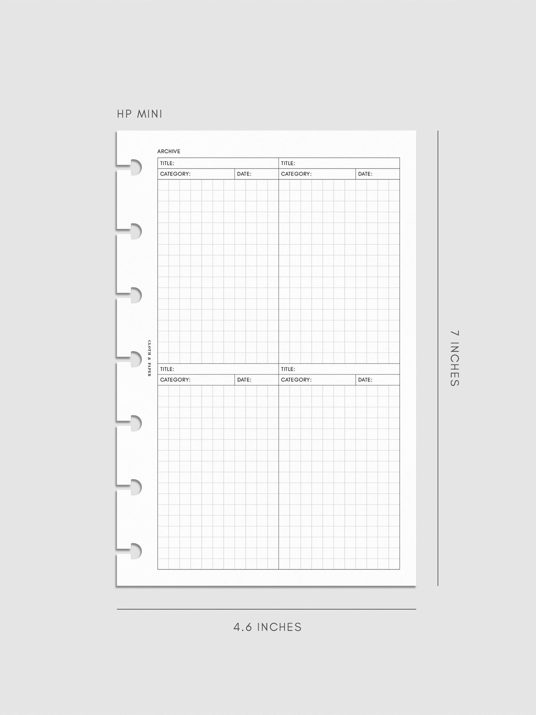 Digital mockup of insert in HP Mini.