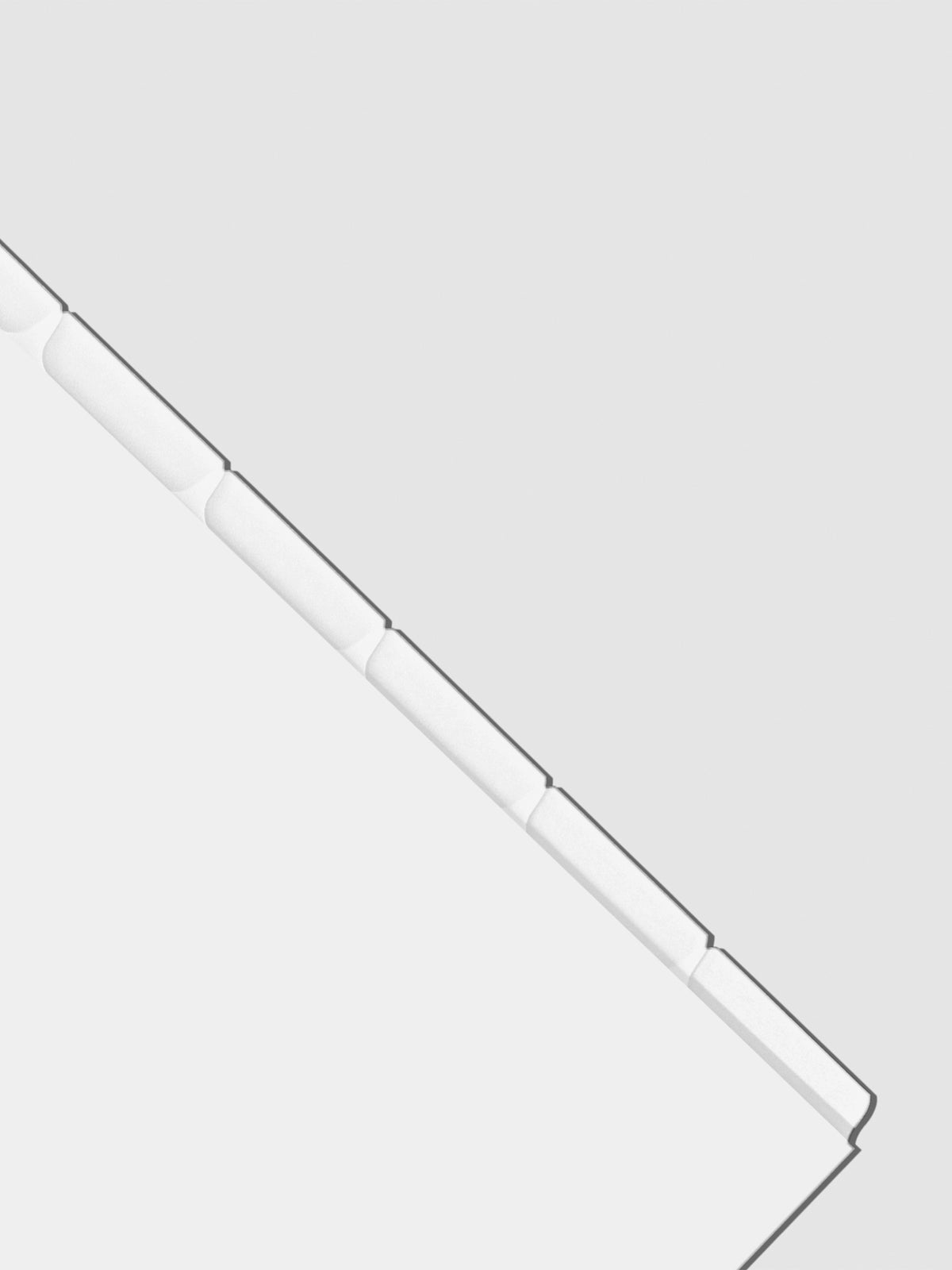 Blank Side Tab Planner Dividers | Low Profile | Matte | Cloth & Paper