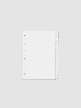 Dividers displayed on a neutral background. Size shown is pocket. 