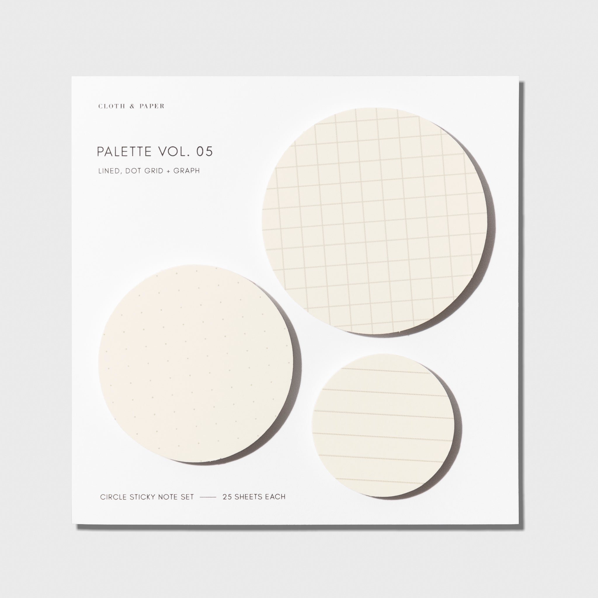 Circle Sticky Note Set | Cloth & Paper – CLOTH & PAPER