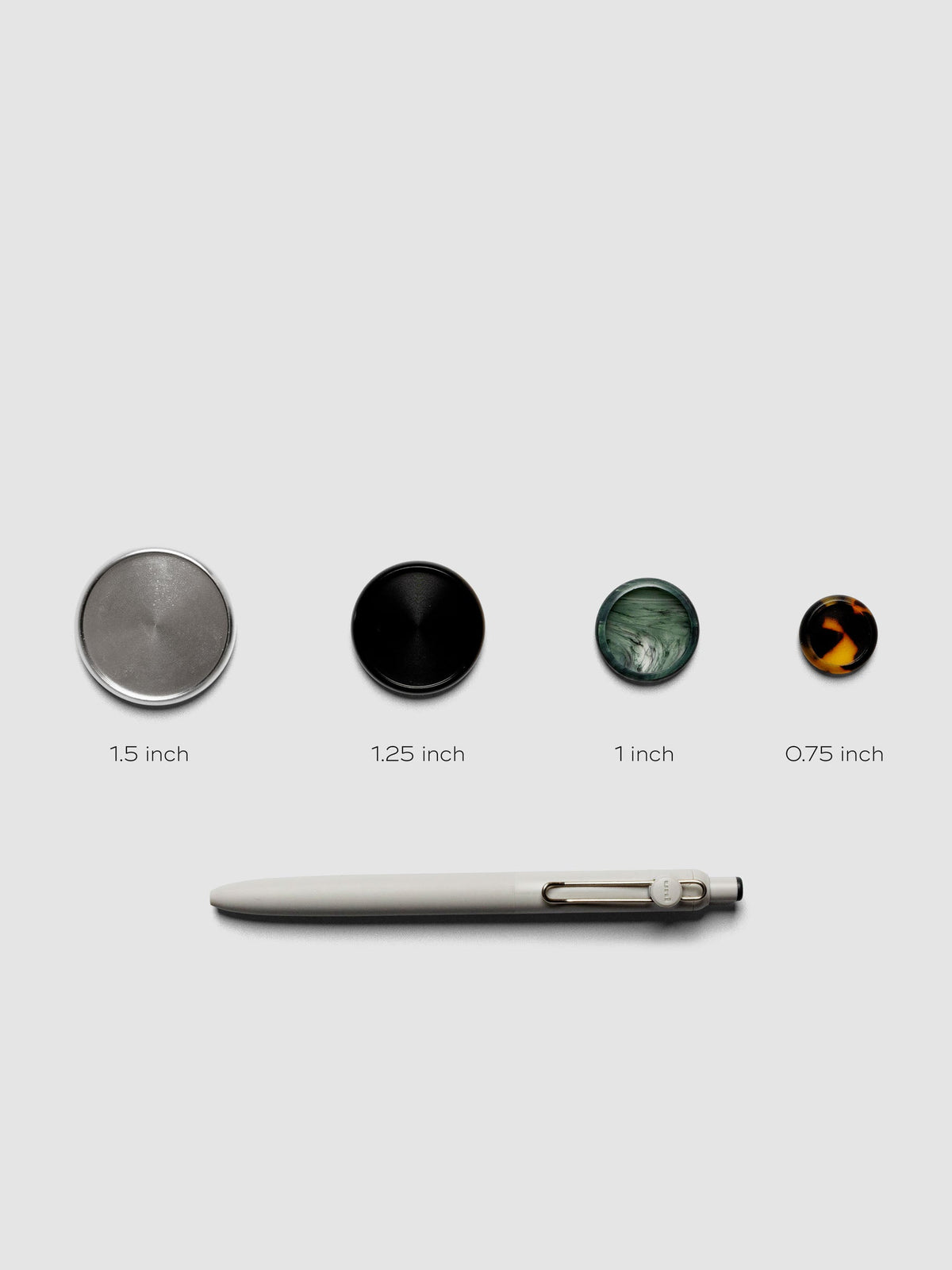 Planner Discs White Marble | Discbound Planner Binding | Cloth & Paper