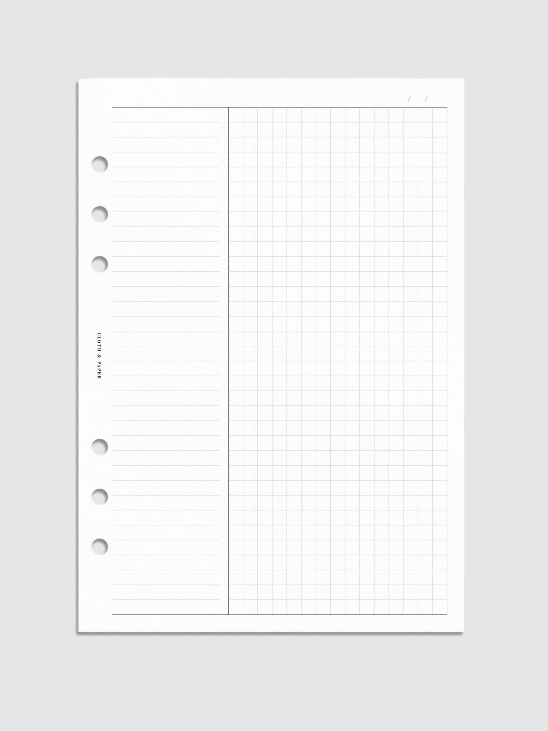 Digital mockup of insert in A5. 