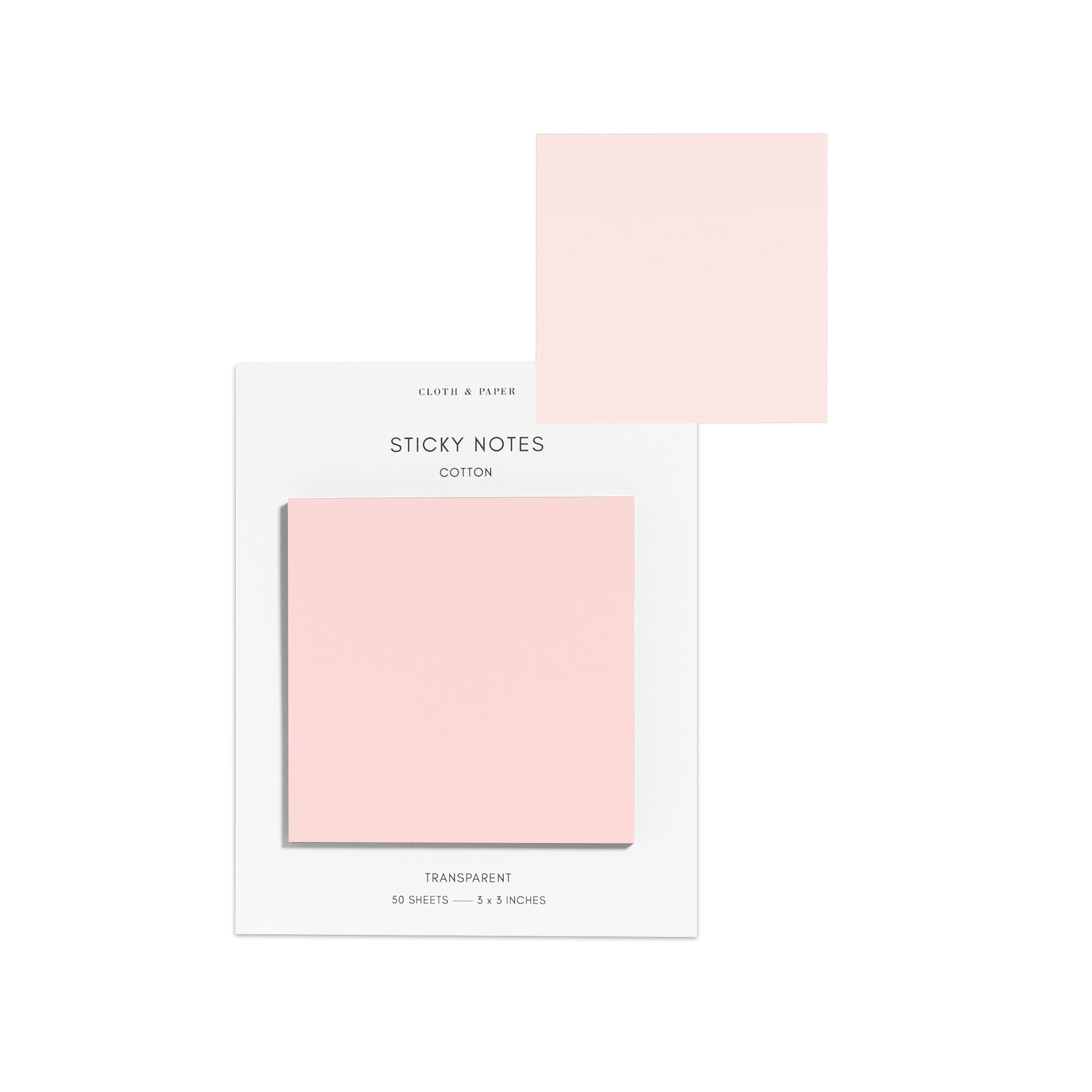 Pink Sticky Note Transparent Background