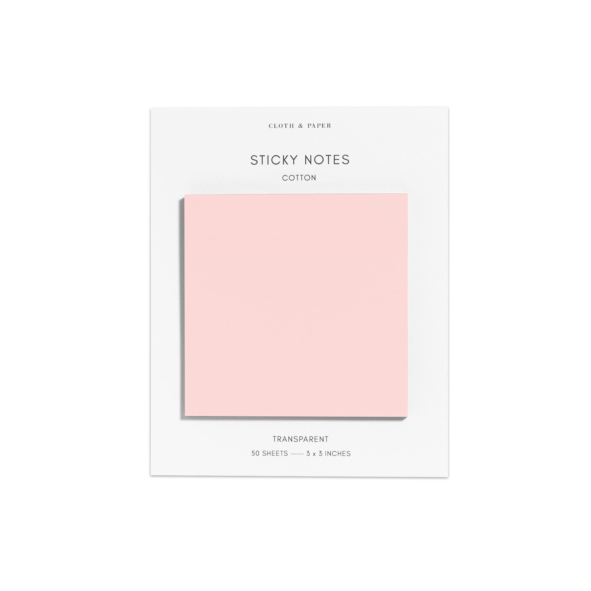 Pink Sticky Note Transparent Background