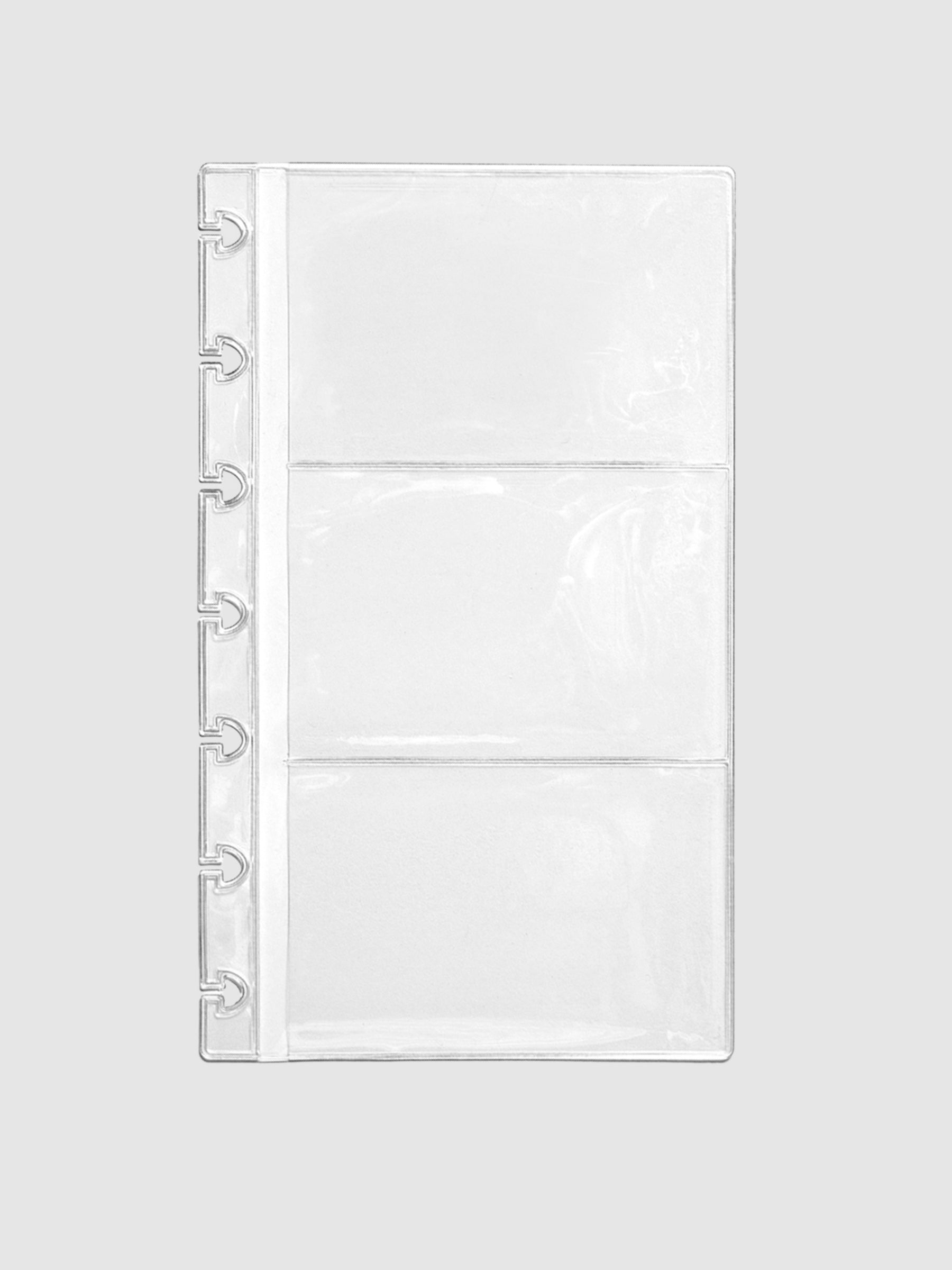 Credit Card Holder | Side Loading | Crystal Clear | HP Mini | Cloth and Paper