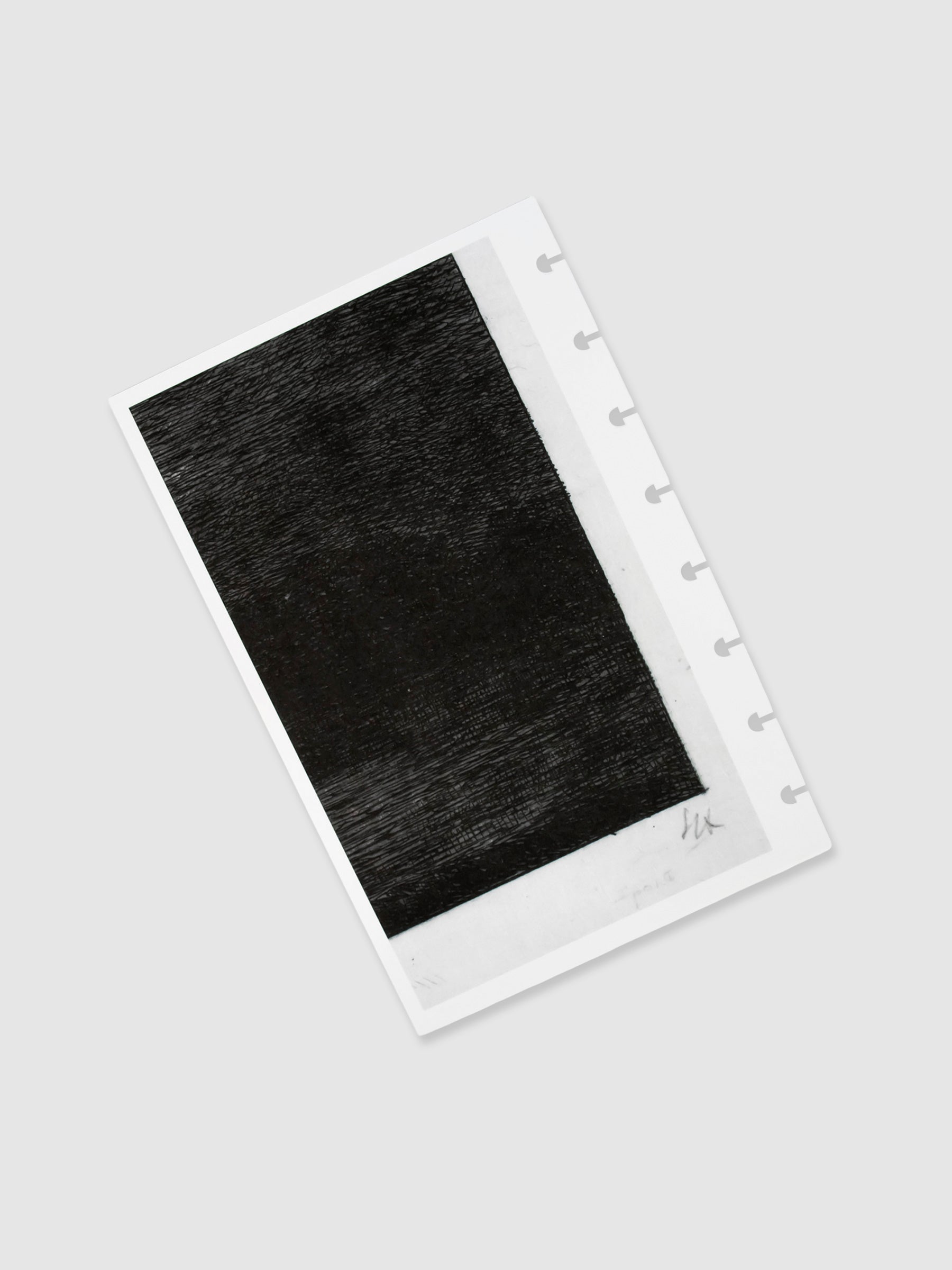 Dashboard turned over to show back side with crosshatch sketch detail. The dashboard is turned to the left against a white background.