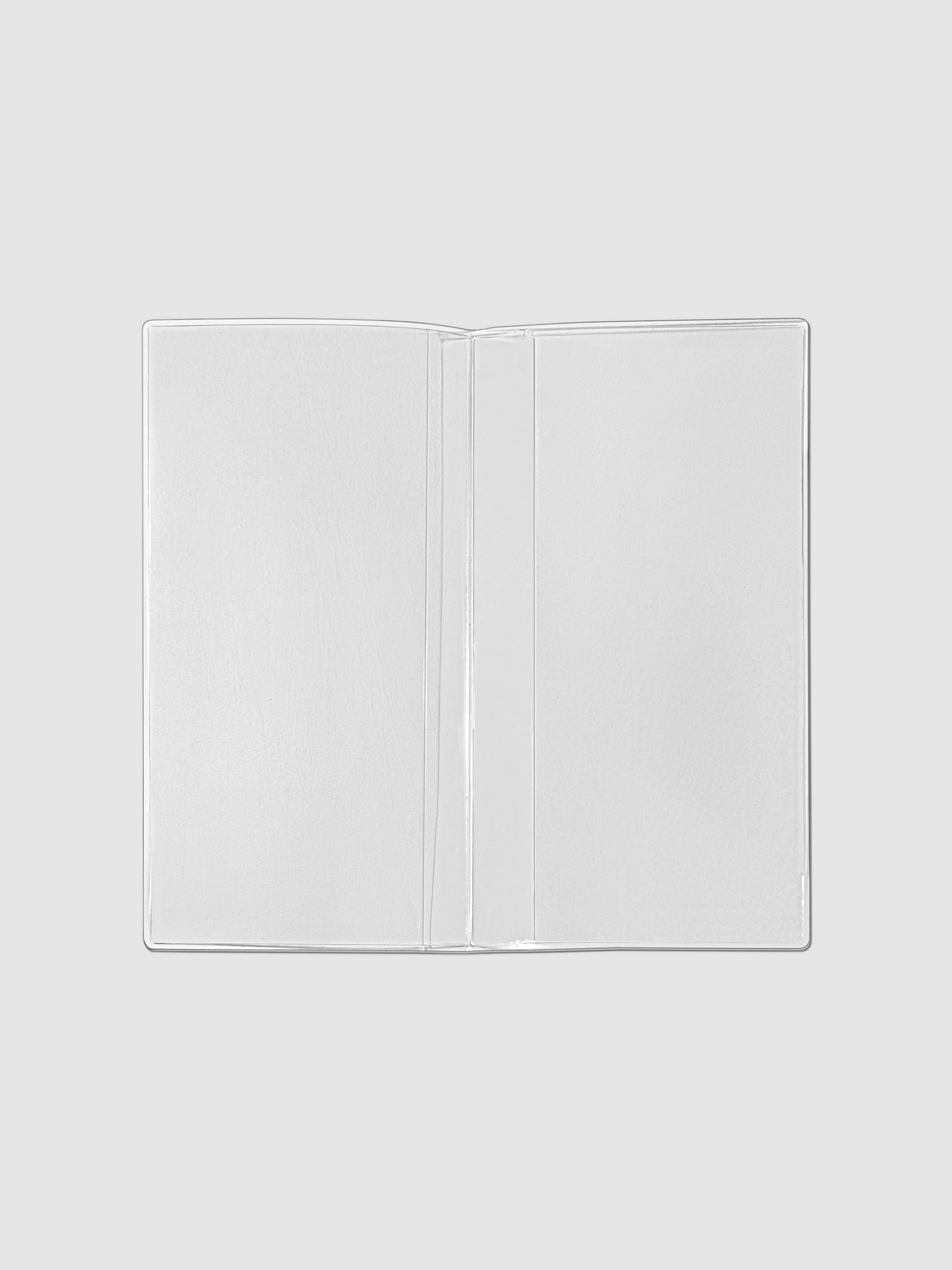 Credit card holder shown unfolded on a neutral background.