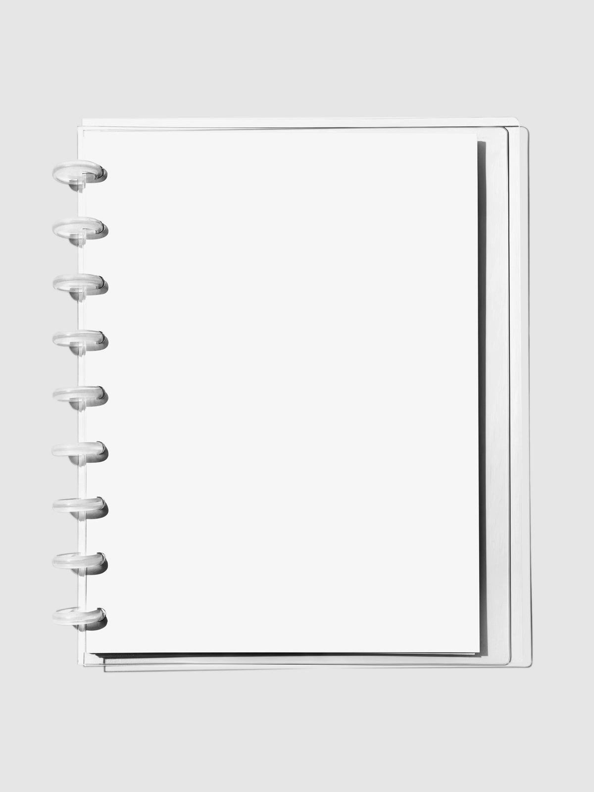 Crystal Clear Discbound Notebook Cover | HP Classic | Cloth & Paper