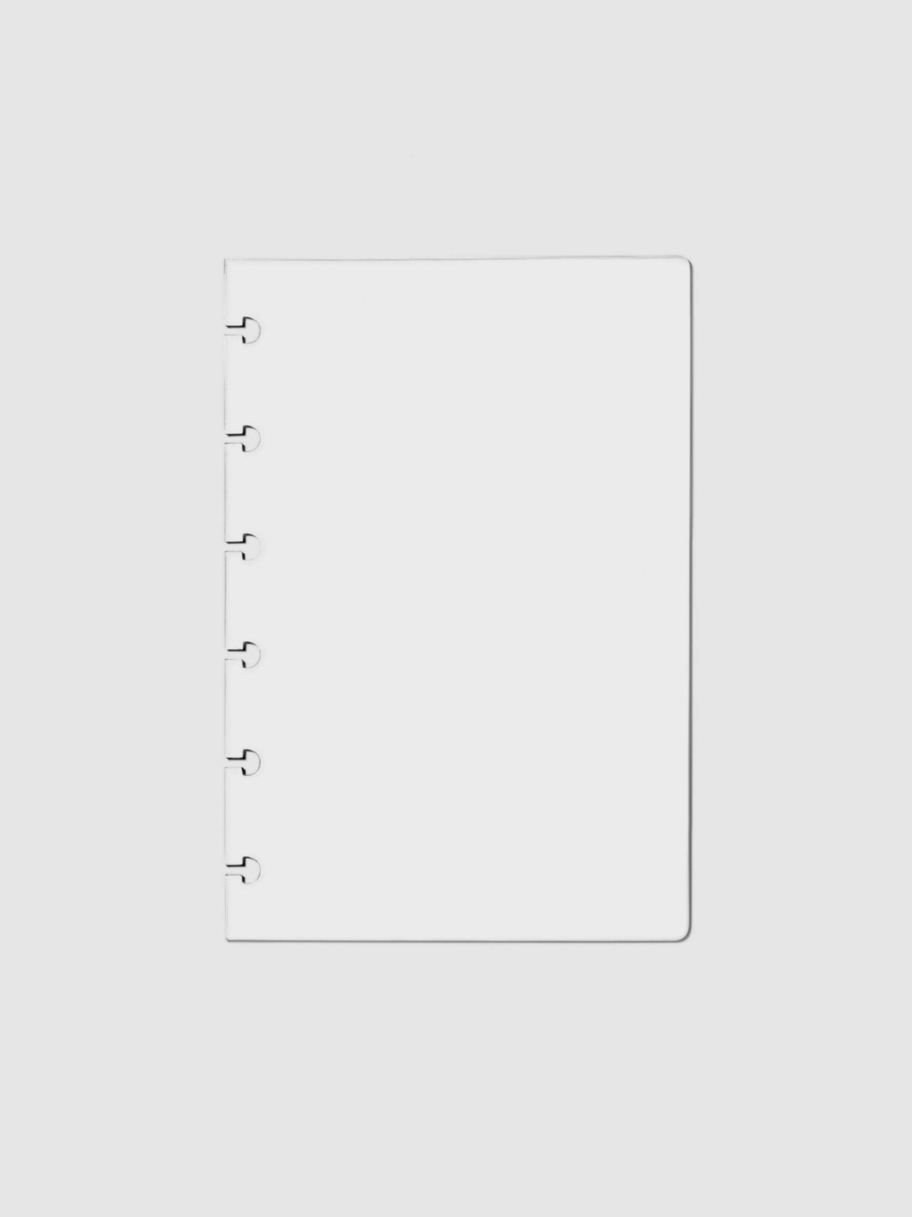 Crystal Clear Discbound Notebook Cover displayed on a neutral background.