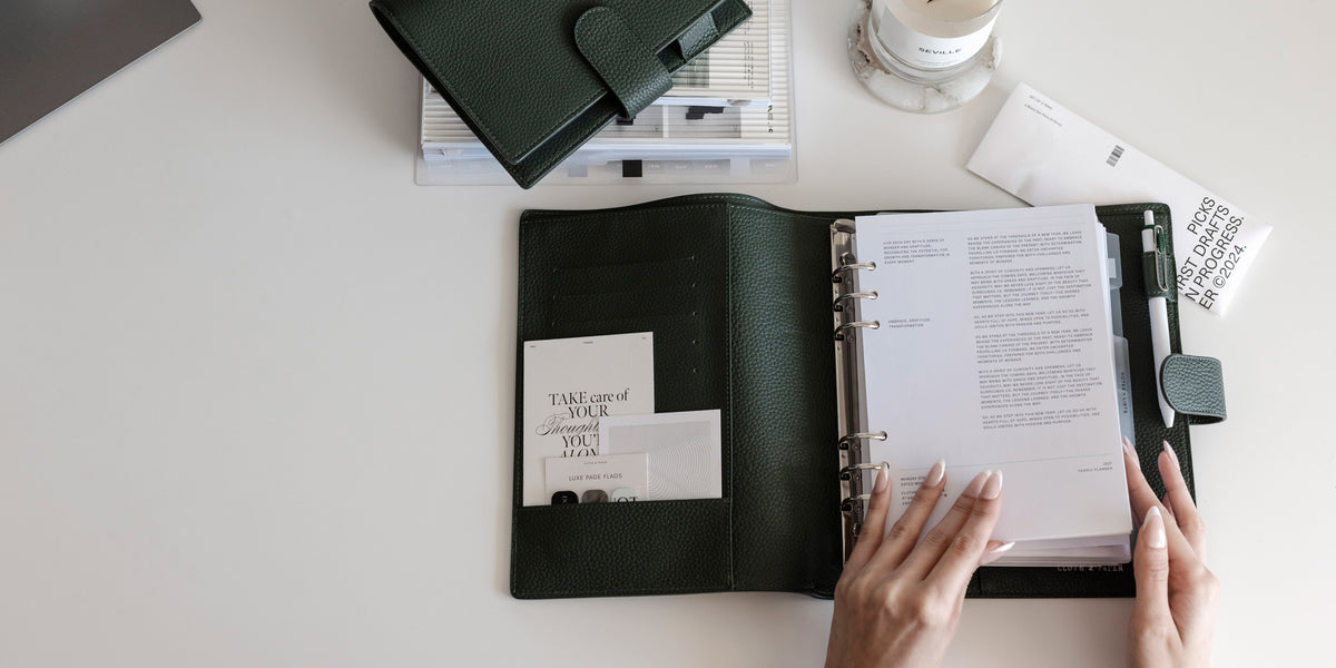 Custom Planners - Leather Folios, Discbound Planners & 6-Ring Planners