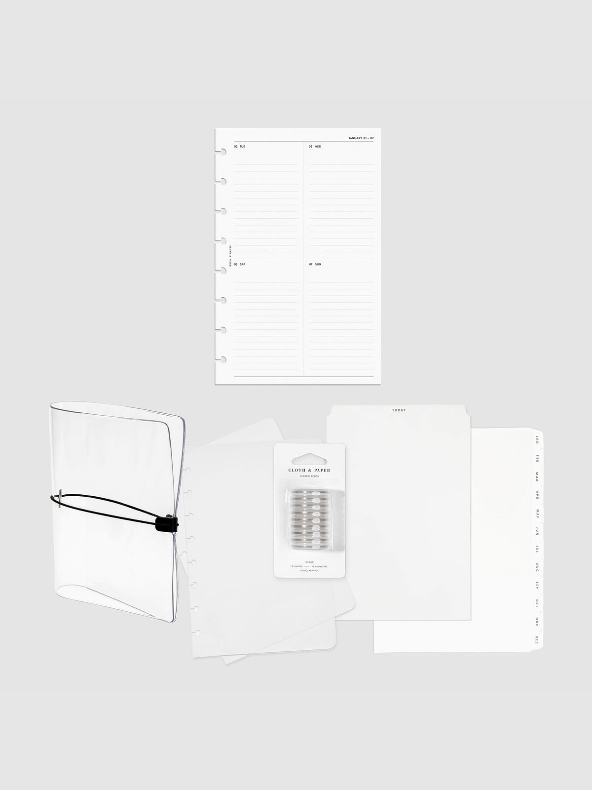 Custom planners leather folios discbound planners 6 ring planners