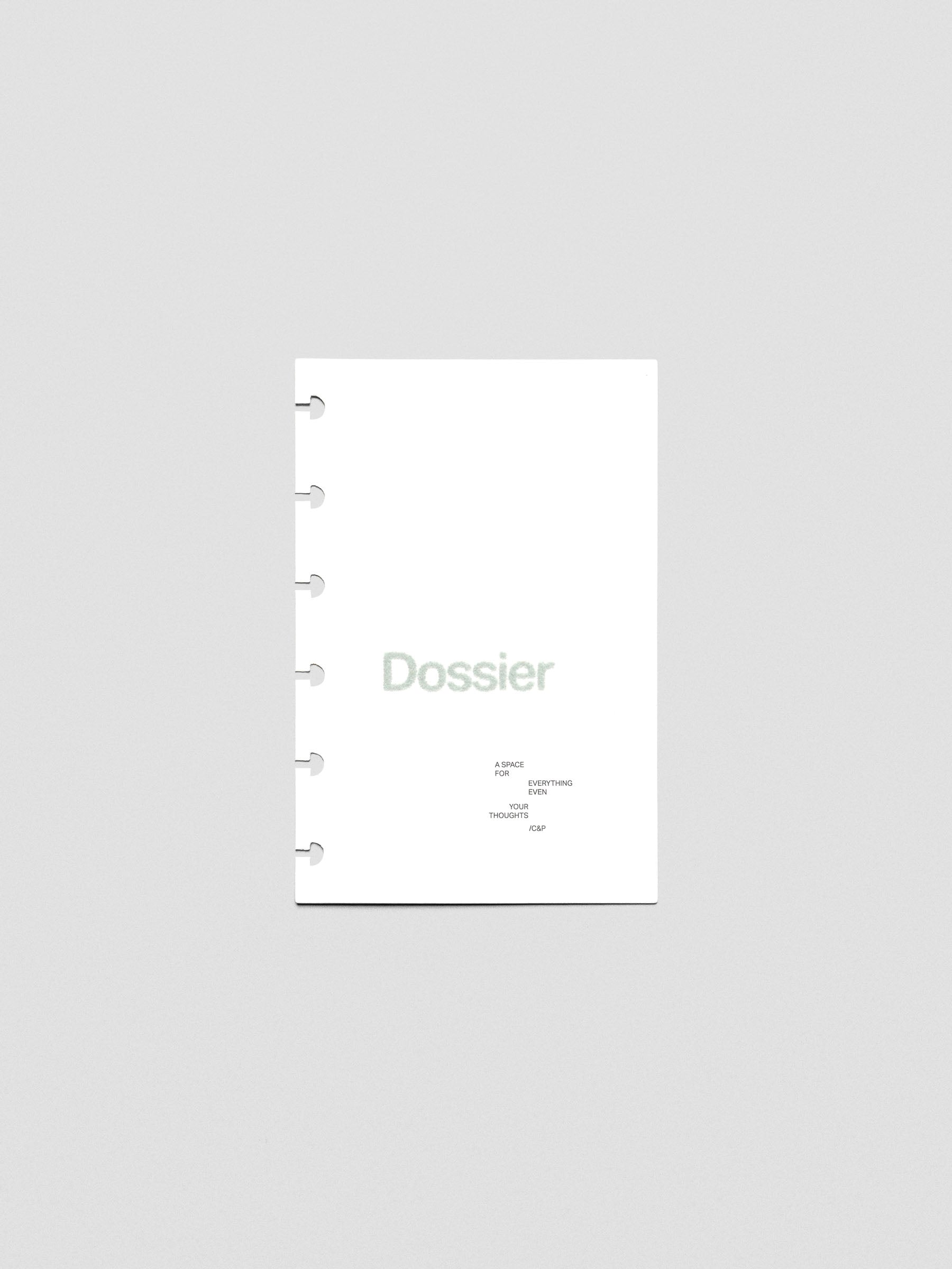 Dossier Planner Dashboard in CP Petite size.
