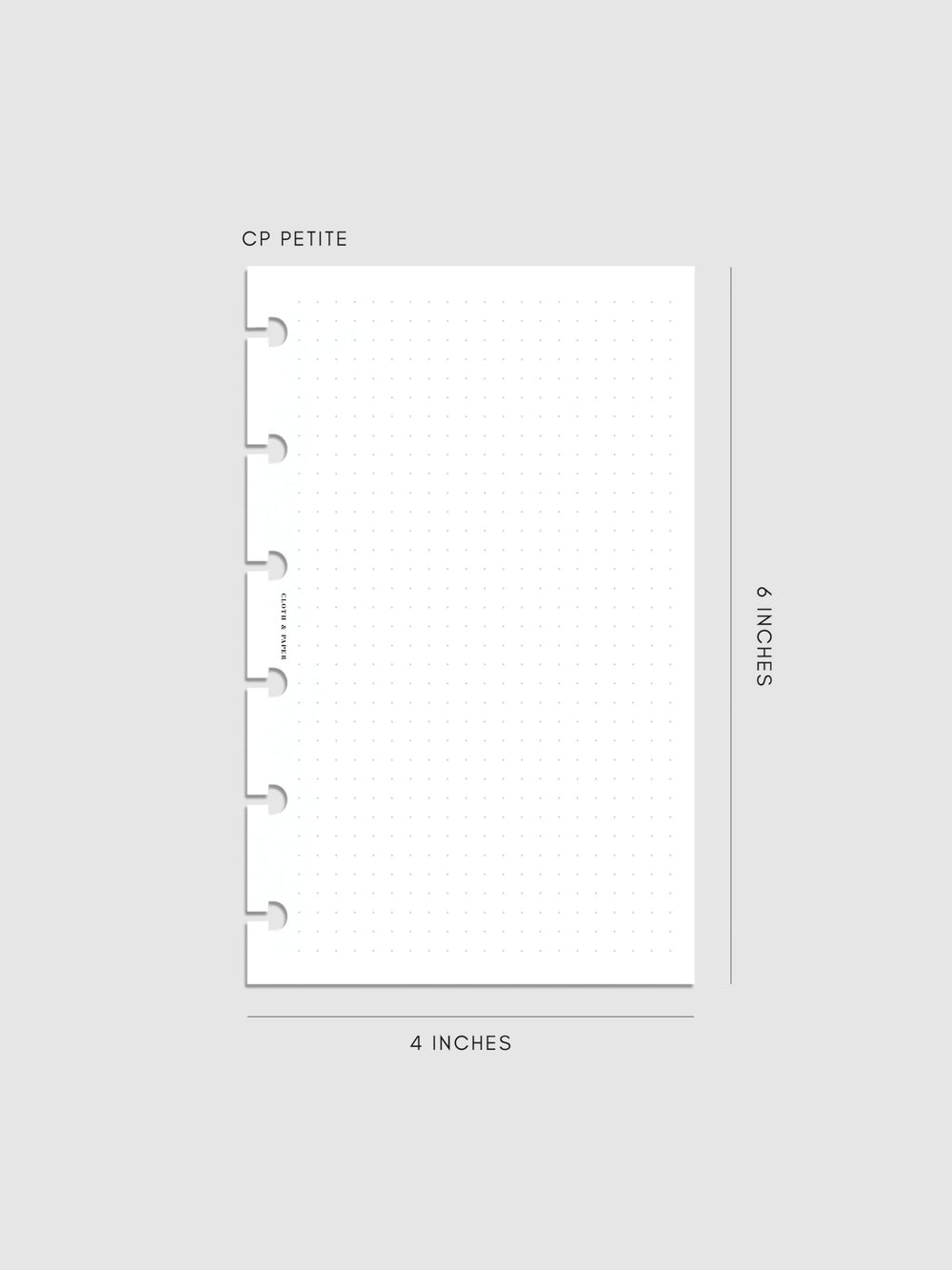 Dot Grid Planner Inserts | Cloth & Paper
