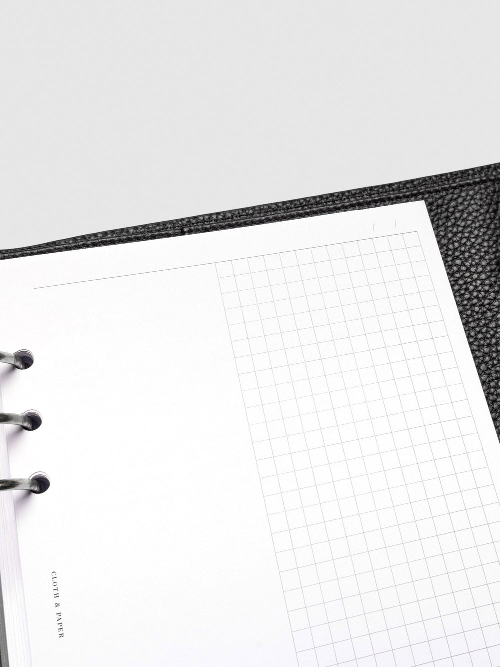 Duo Notes Planner Inserts | Blank + Graph | Cloth & Paper