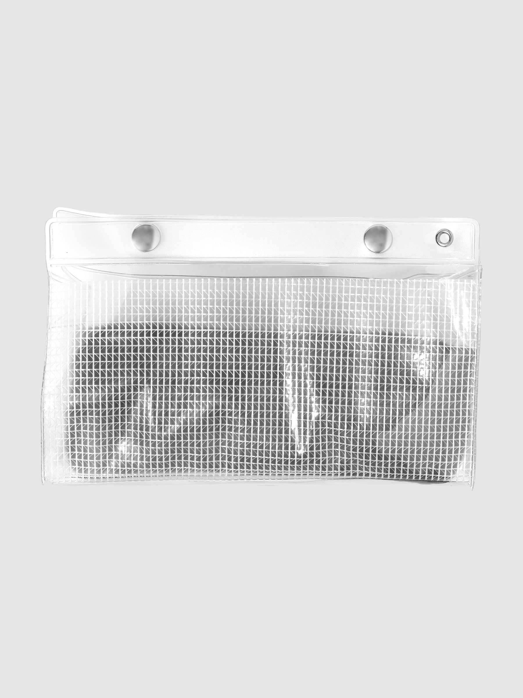 Pouch with Cafe Noir liner displayed on a neutral background.