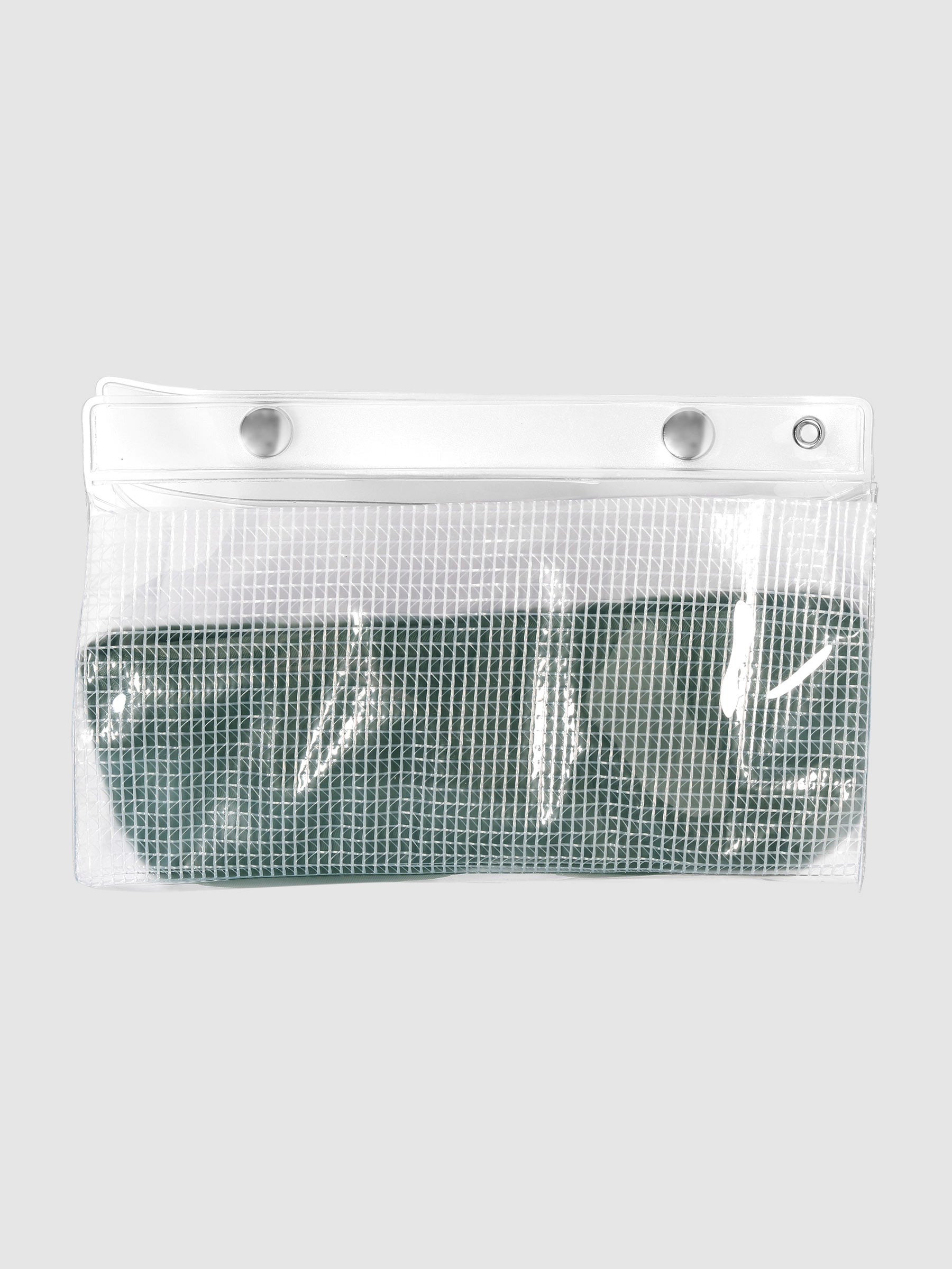 Pouch with Olive liner displayed on a neutral background.