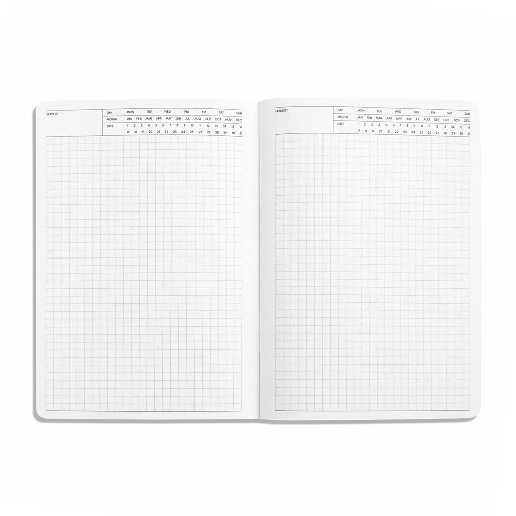 Executive Notes Notebook | Graph Paper | A5 | Cloth and Paper