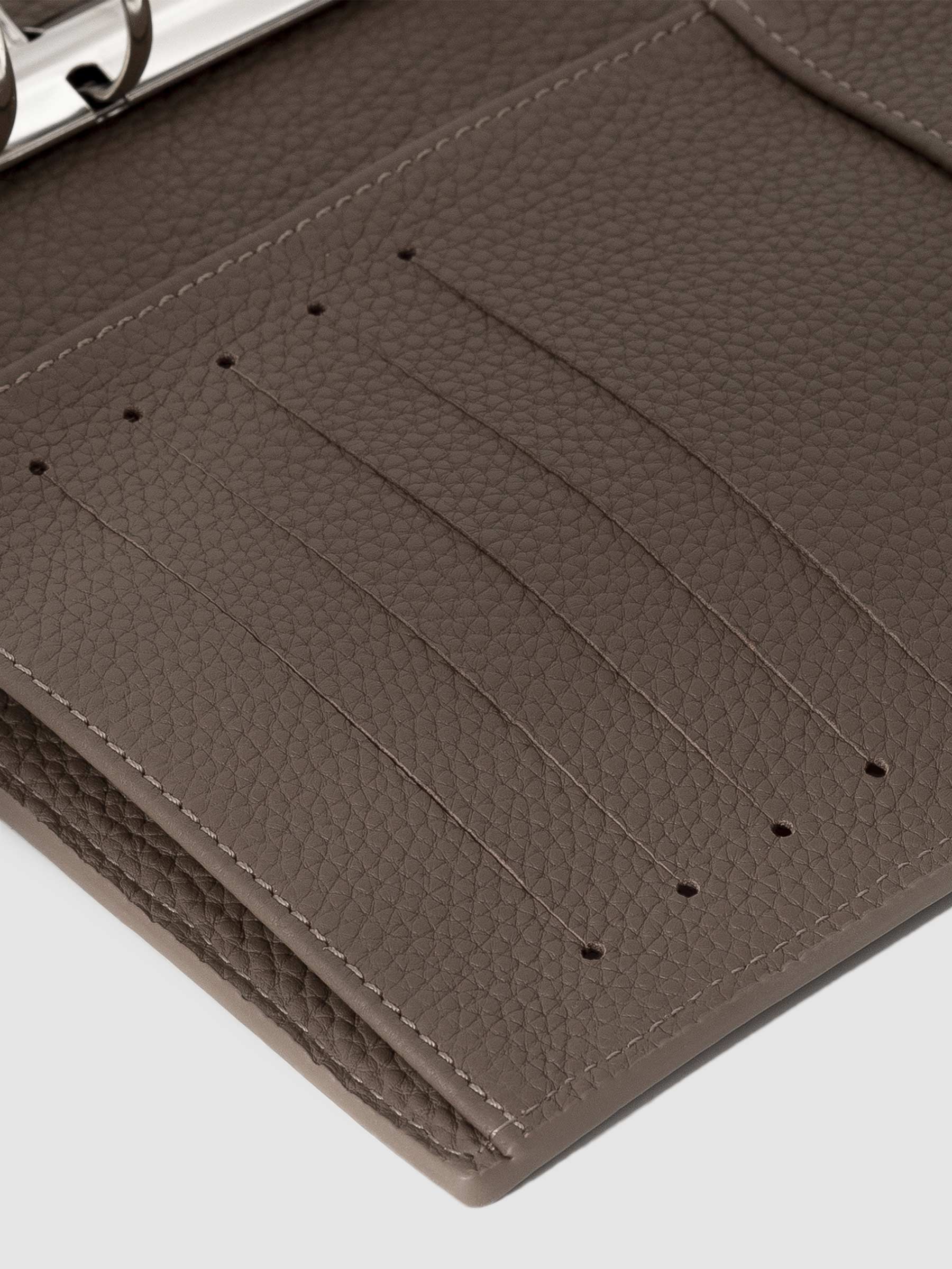 Closeup of credit card slots.