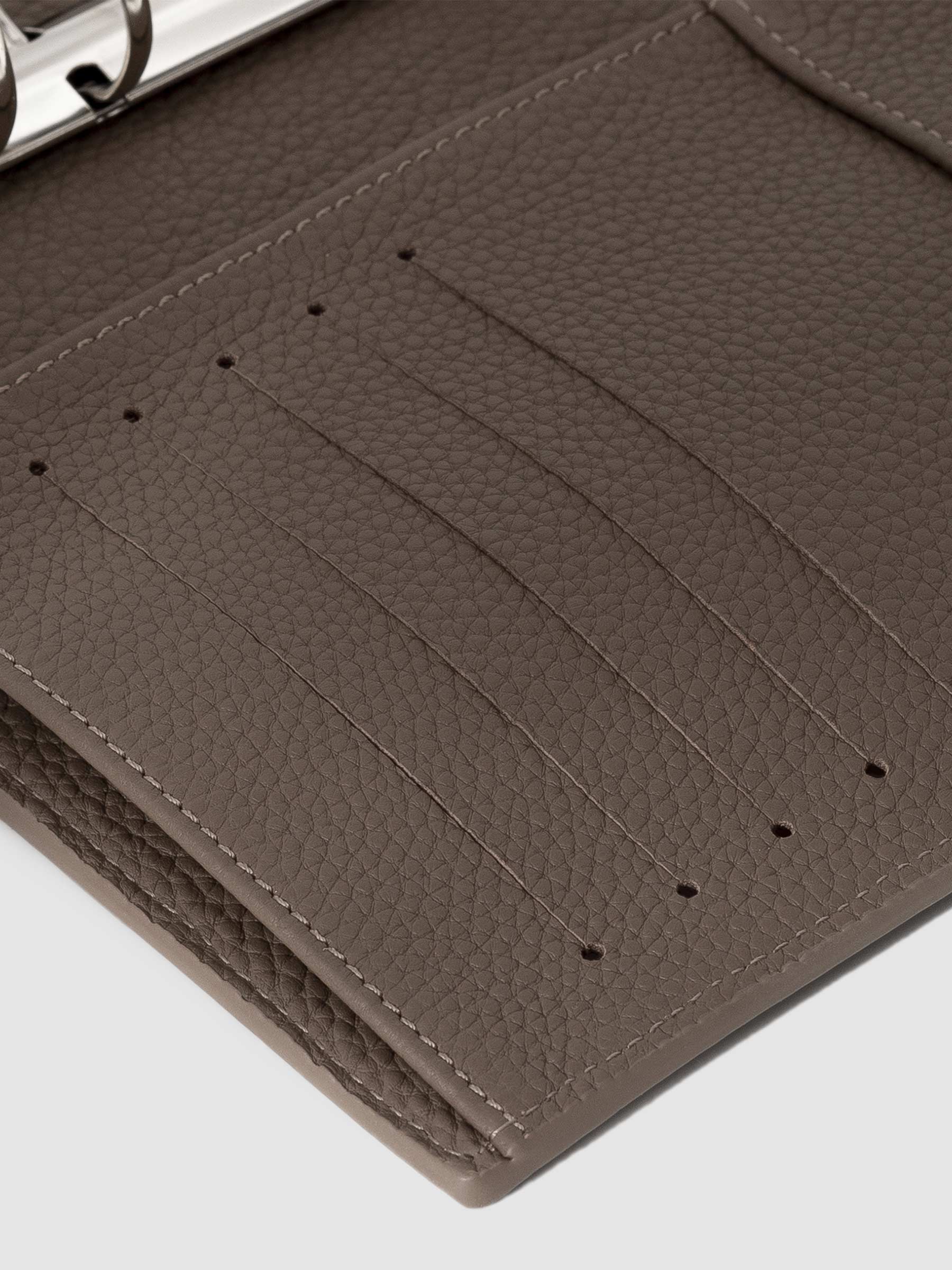 Closeup of credit card slots.