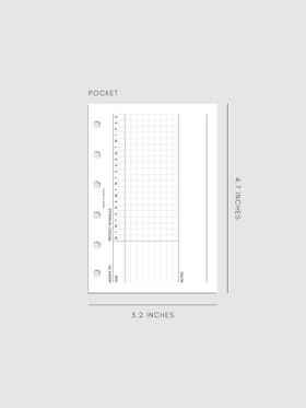 Gantt Chart Planner Inserts | Refreshed Layout