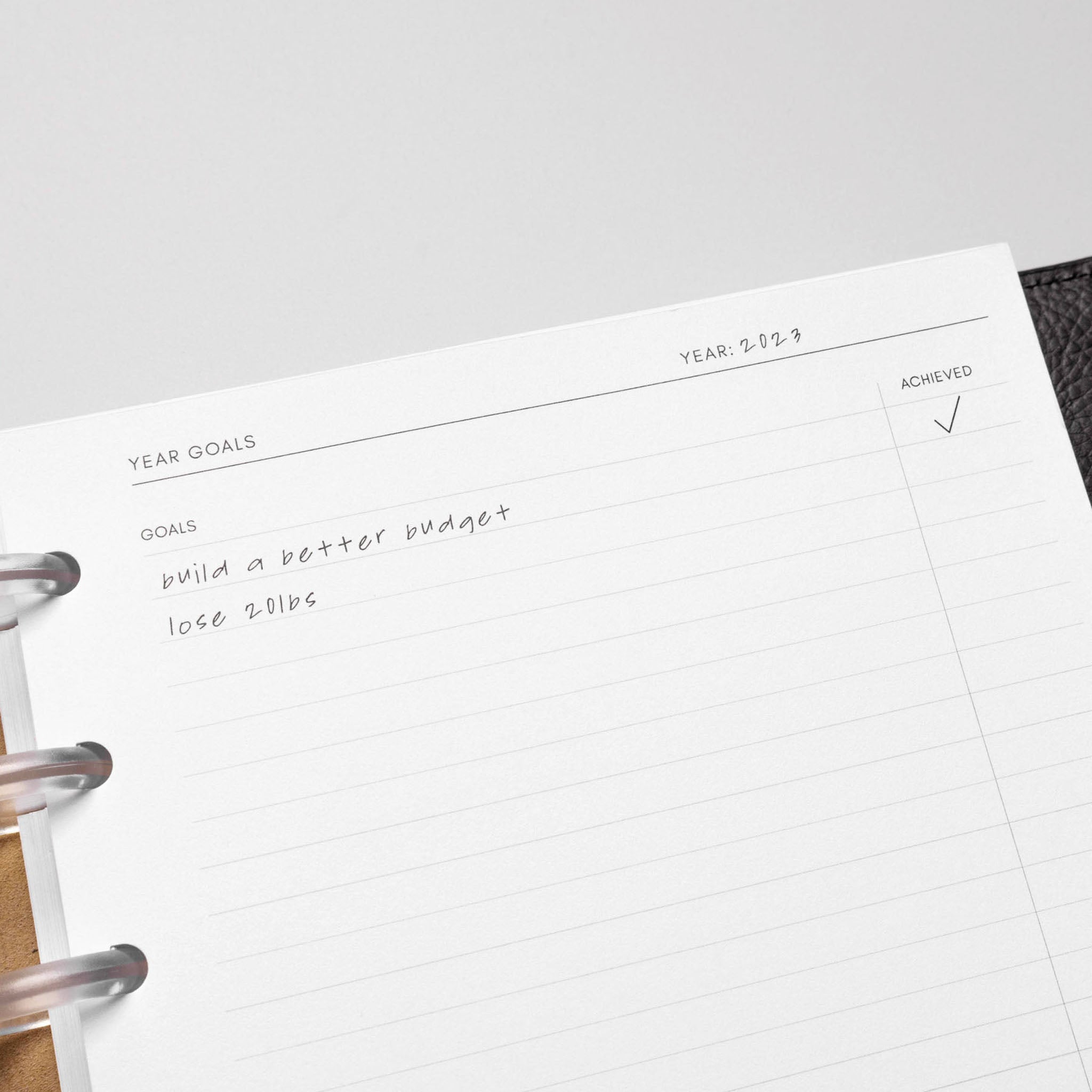 Goal Mapping Planner Inserts | Refreshed Version | Cloth & Paper ...