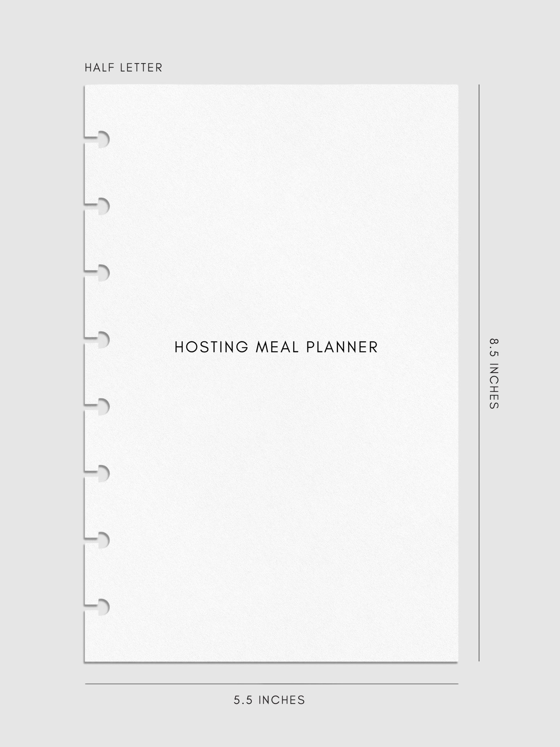 Digital mockup of insert cover page in Half Letter sizing.