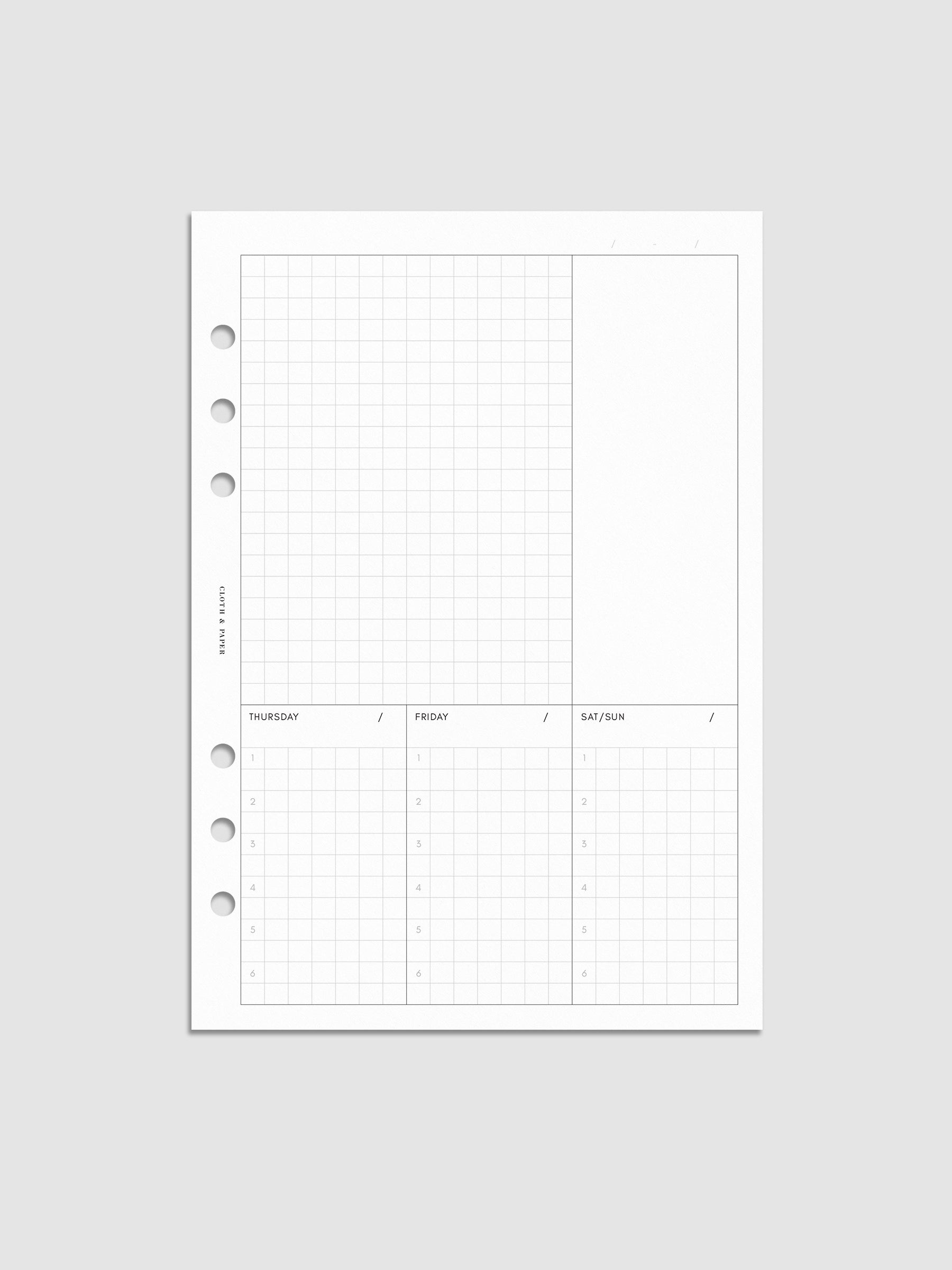 Ivy Lee Priority Planner Inserts