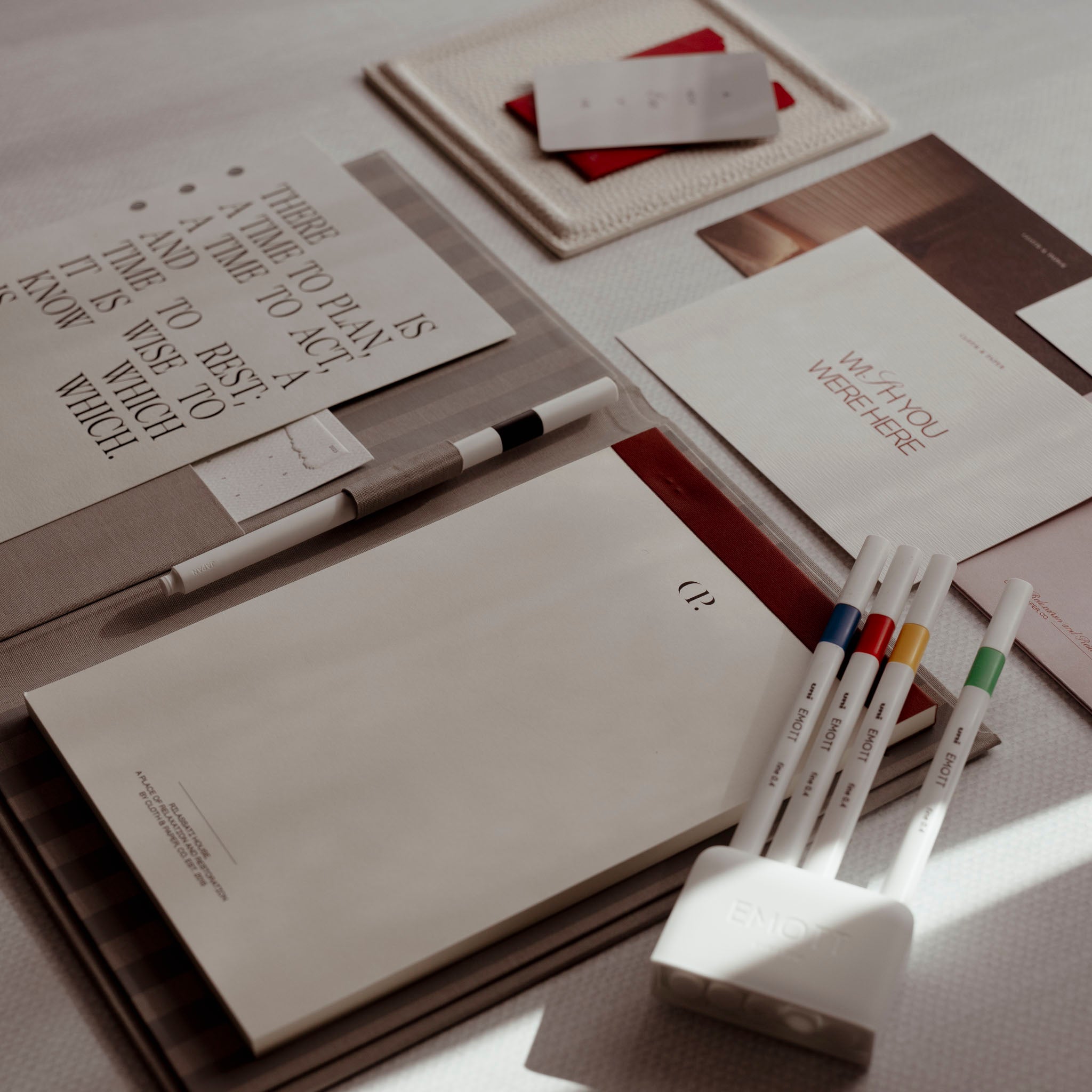 Notepad Folio | Rilassati | Cloth & Paper – CLOTH & PAPER