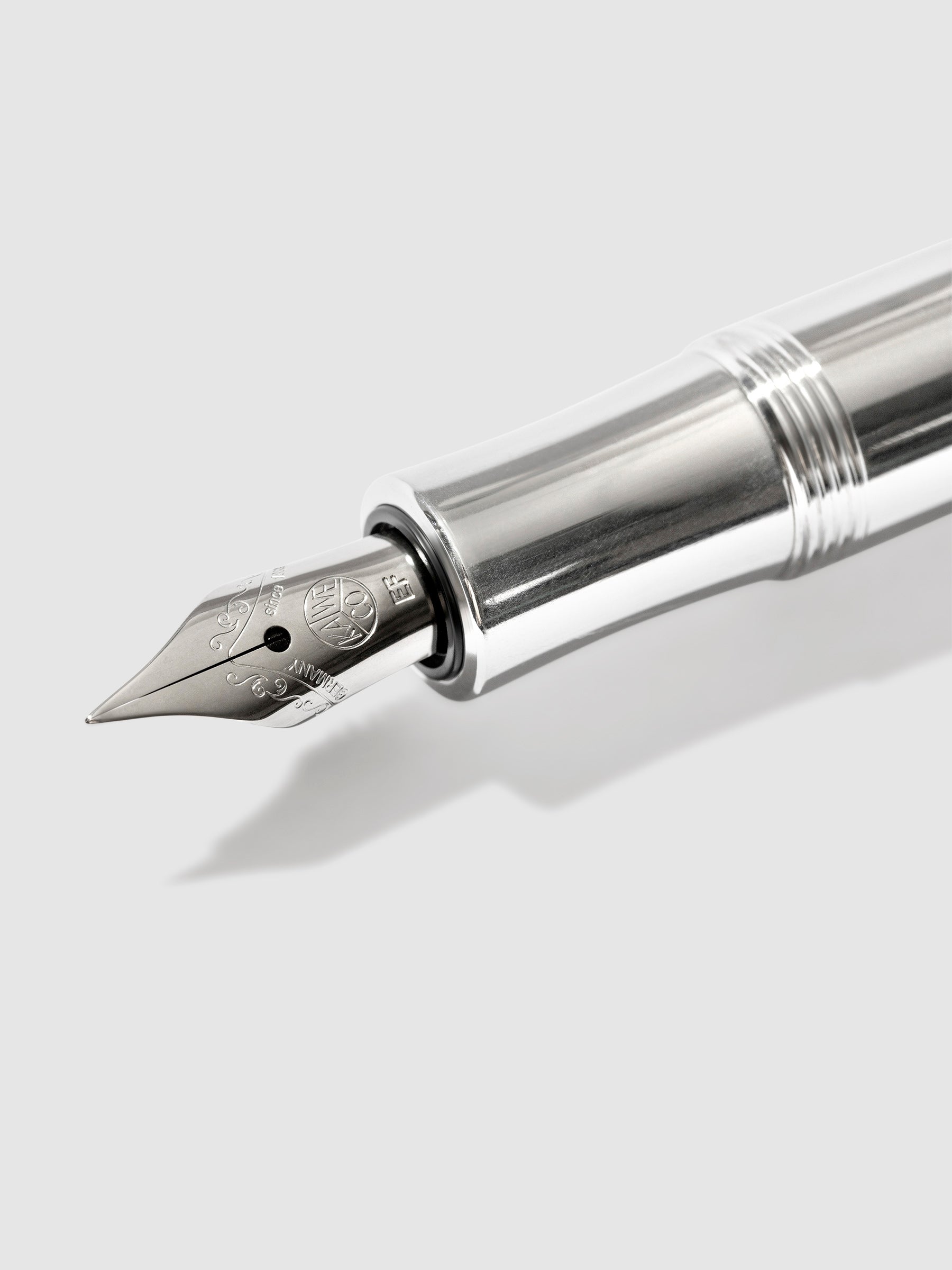 Closeup of the pen's nib.