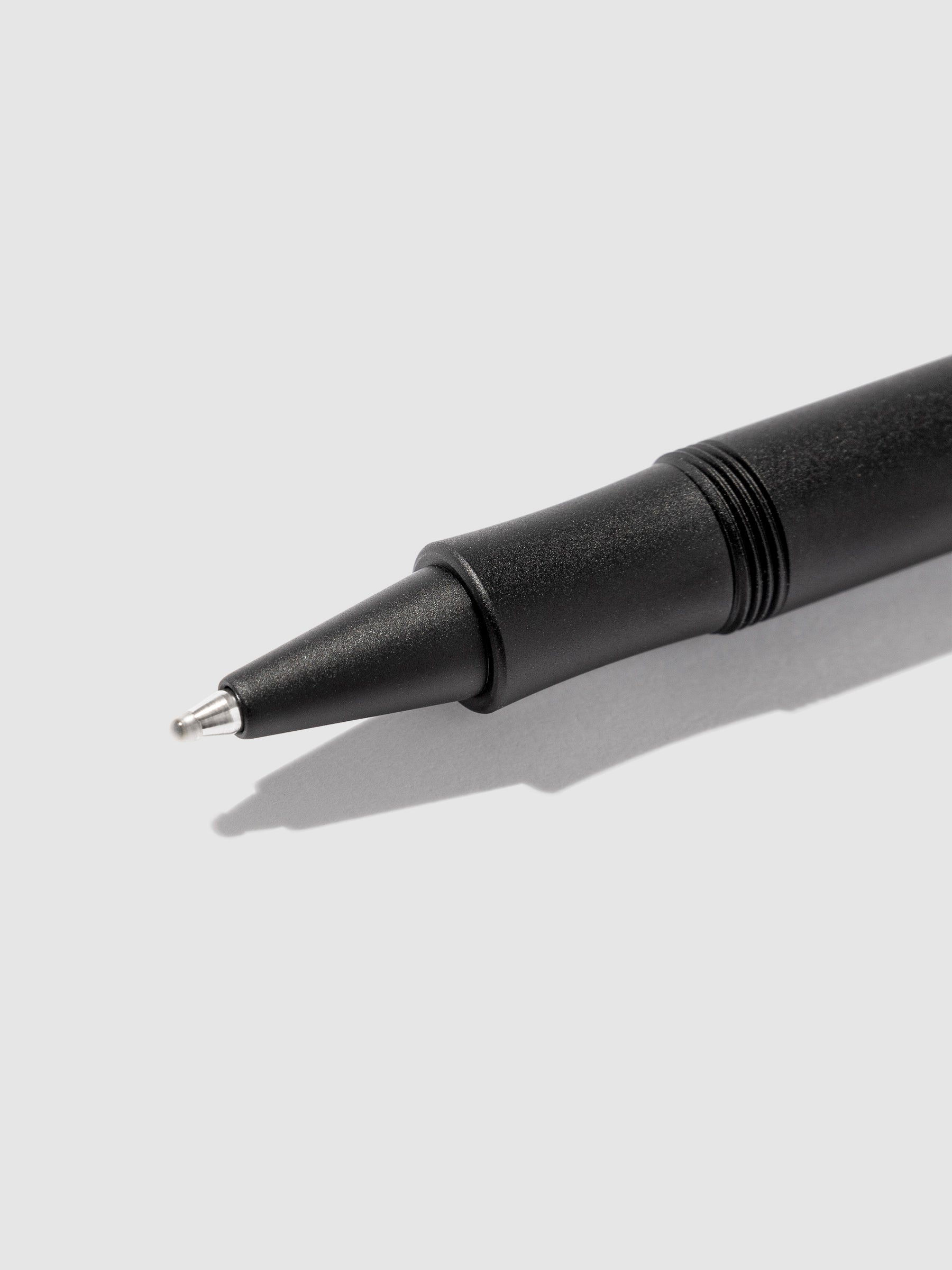 Closeup of the pen's nib.