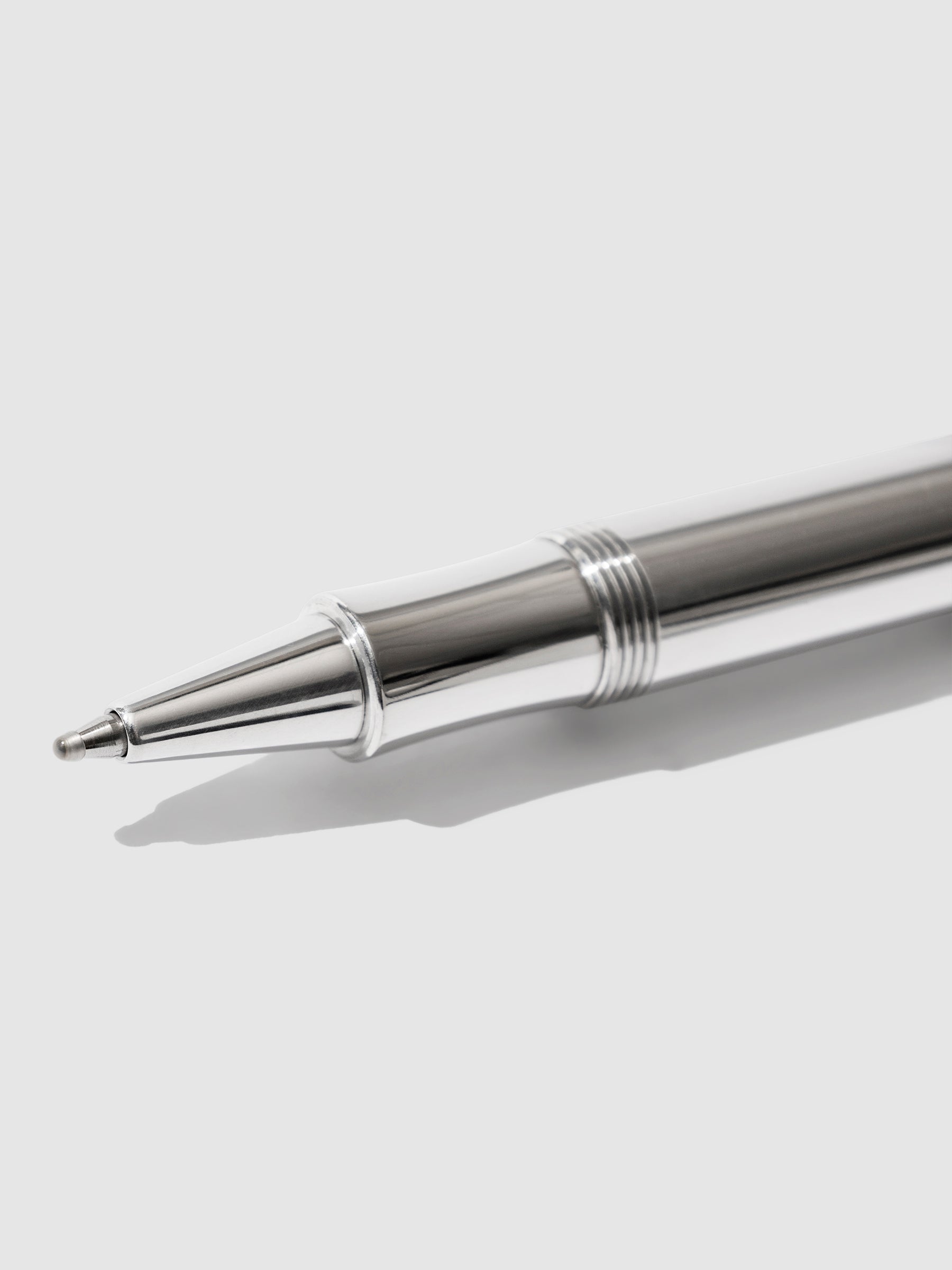 Closeup of the pen's nib.