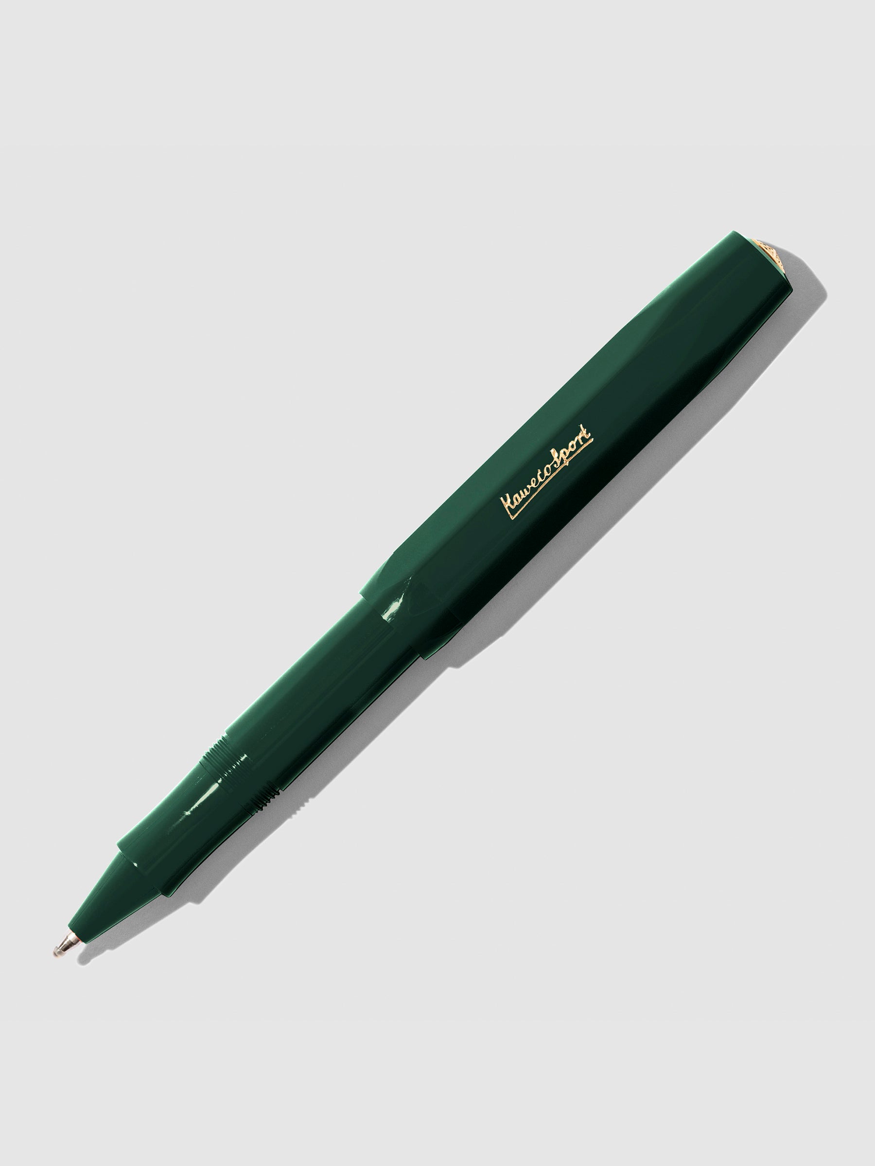 Dark Green Rollerball pen displayed on a neutral background.