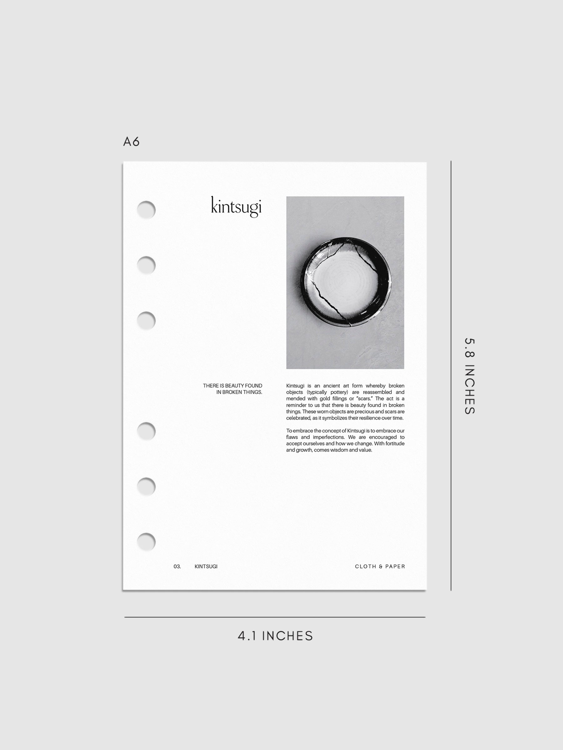  Digital mockup of dashboard in A6 sizing. 