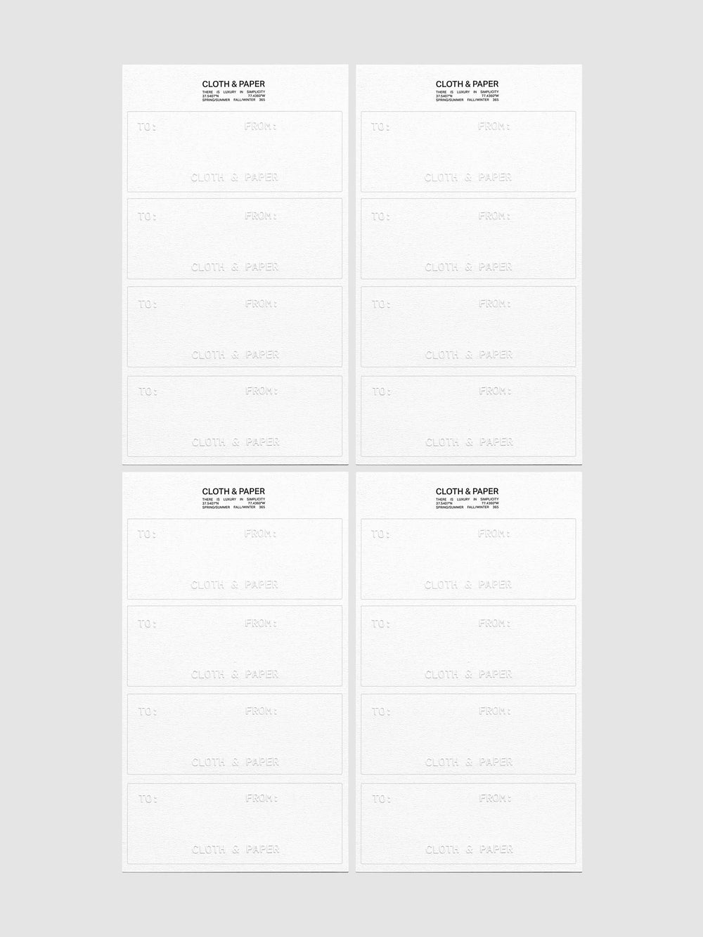 Label Planner Stickers | Gift Tag | To & From Sticker | Cloth & Paper