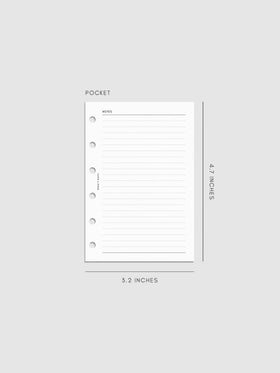 Digital mockup of insert in Pocket.