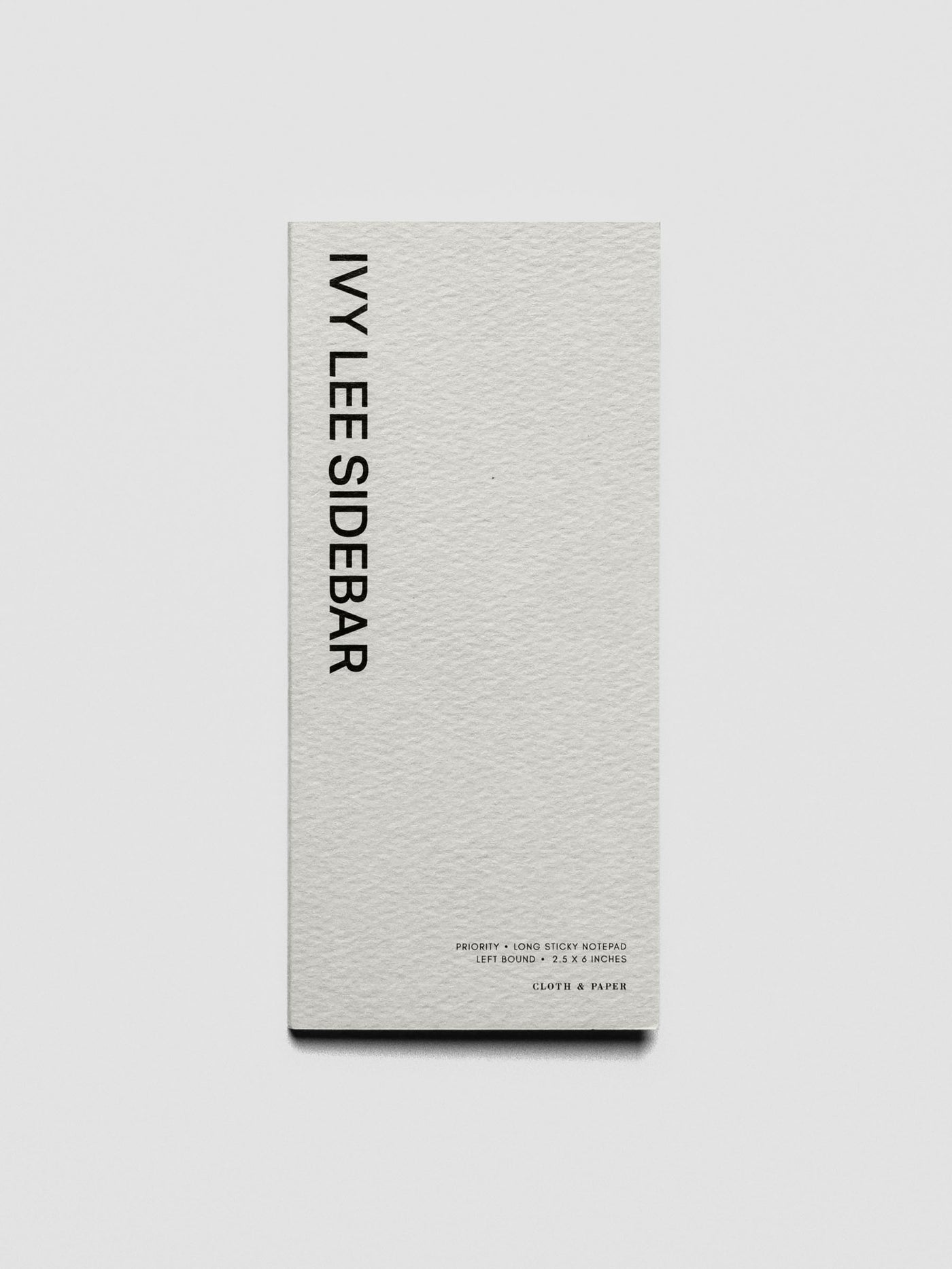 Long Ivy Lee Sidebar Sticky Notes | Cloth & Paper