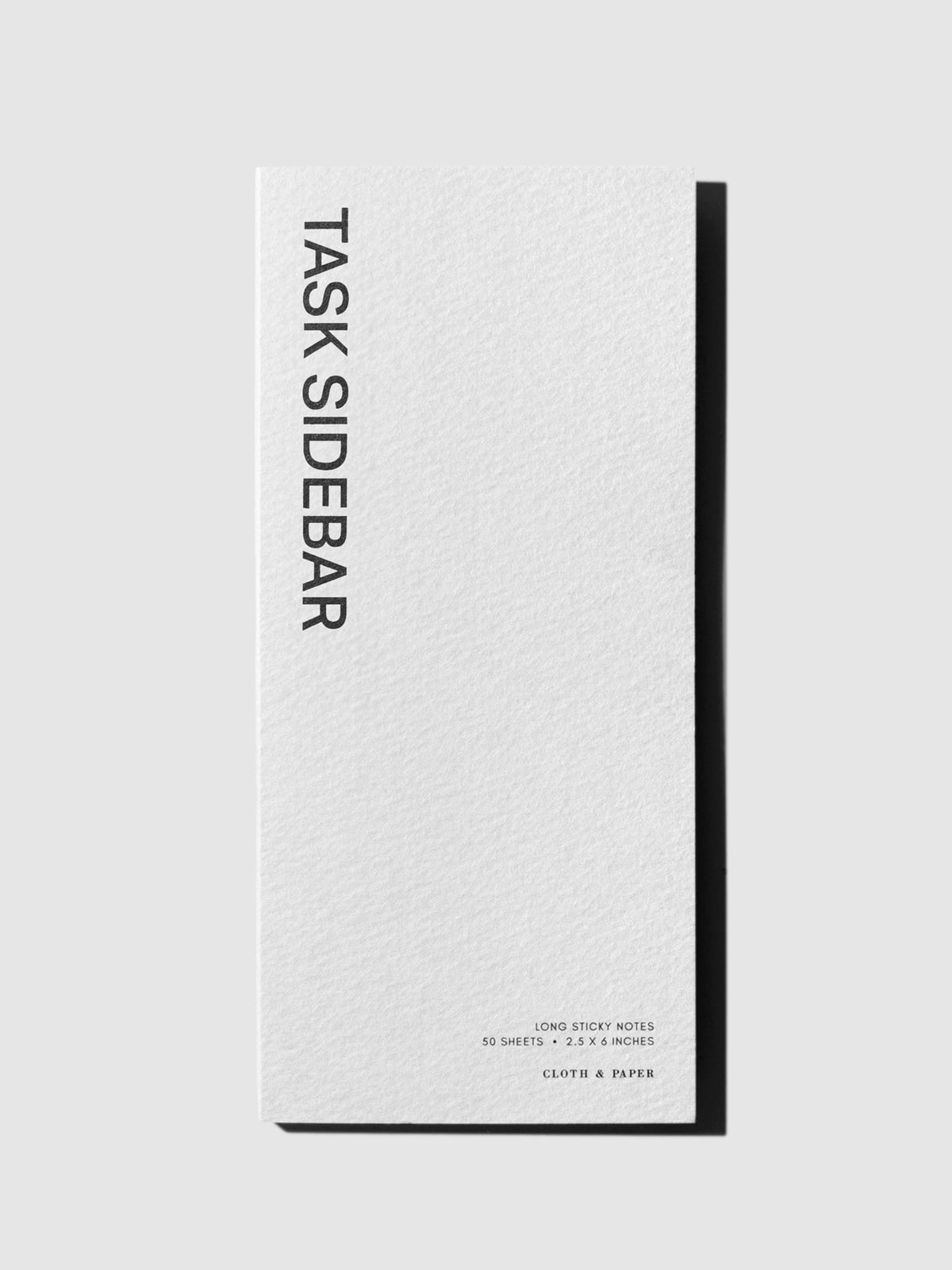 Long Task Sidebar Sticky Note | Cloth & Paper