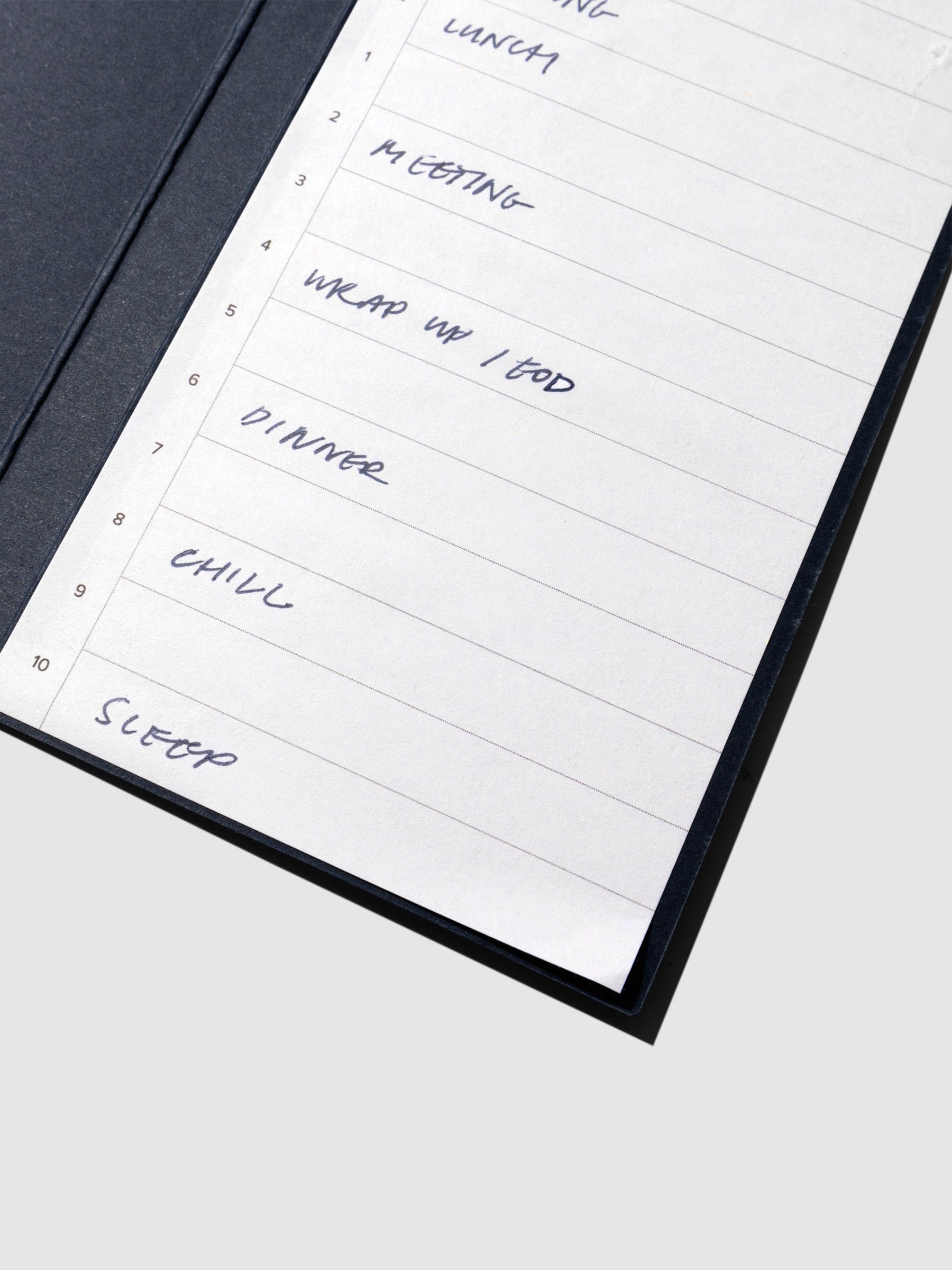 Long Weekly Sidebar Sticky Note | Cloth & Paper