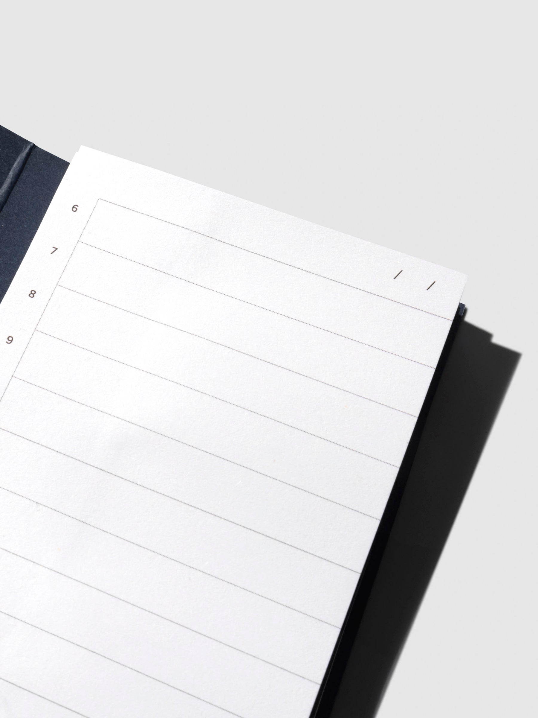 Long Weekly Sidebar Sticky Note | Cloth & Paper