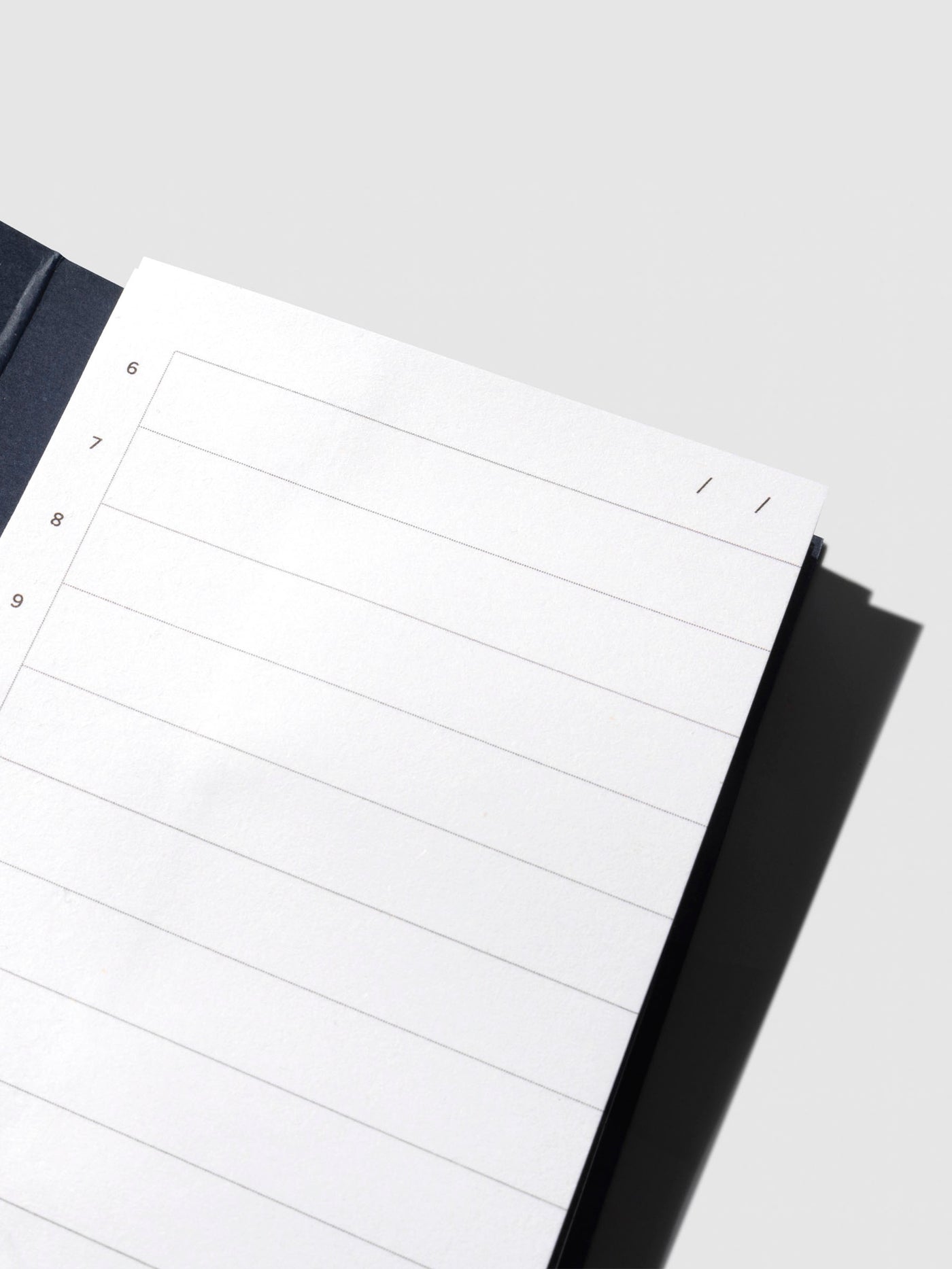 Long Weekly Sidebar Sticky Note | Cloth & Paper