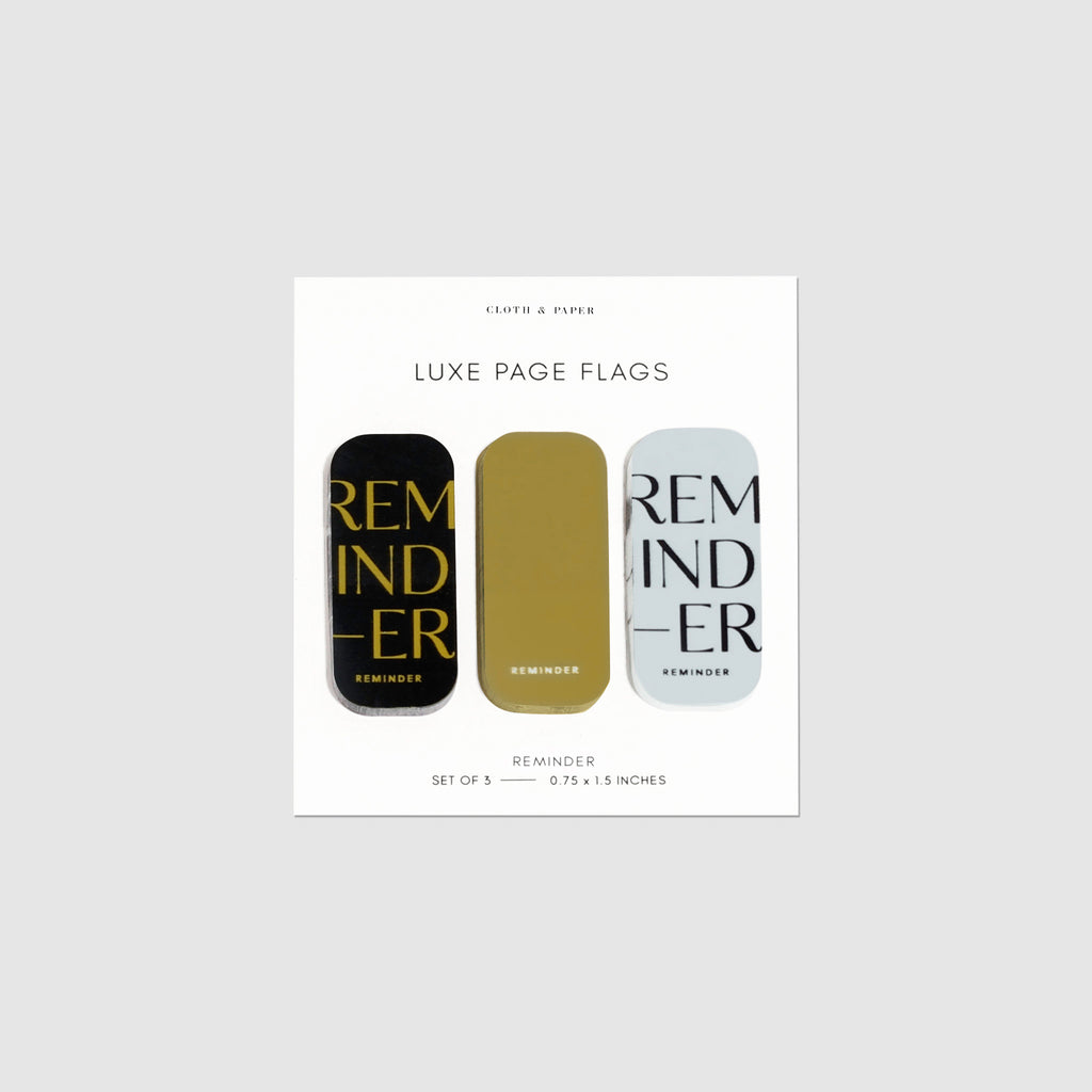Luxe Page Flags | Planner Stickers | Cloth & Paper – CLOTH & PAPER