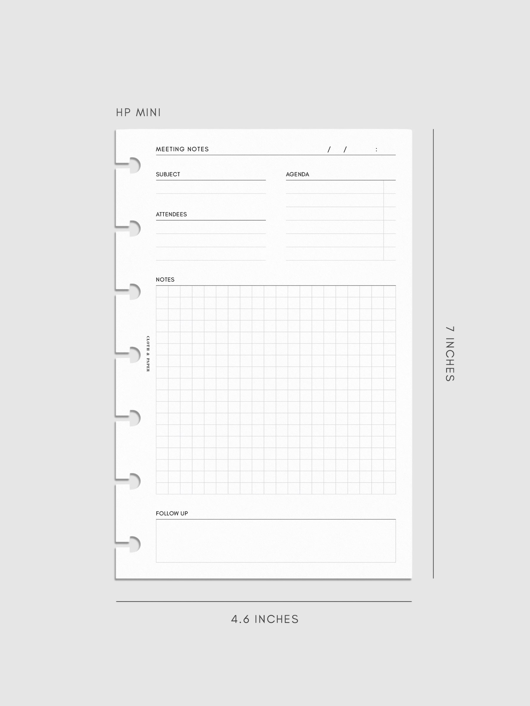 Digital mockup of inserts in HP Mini.