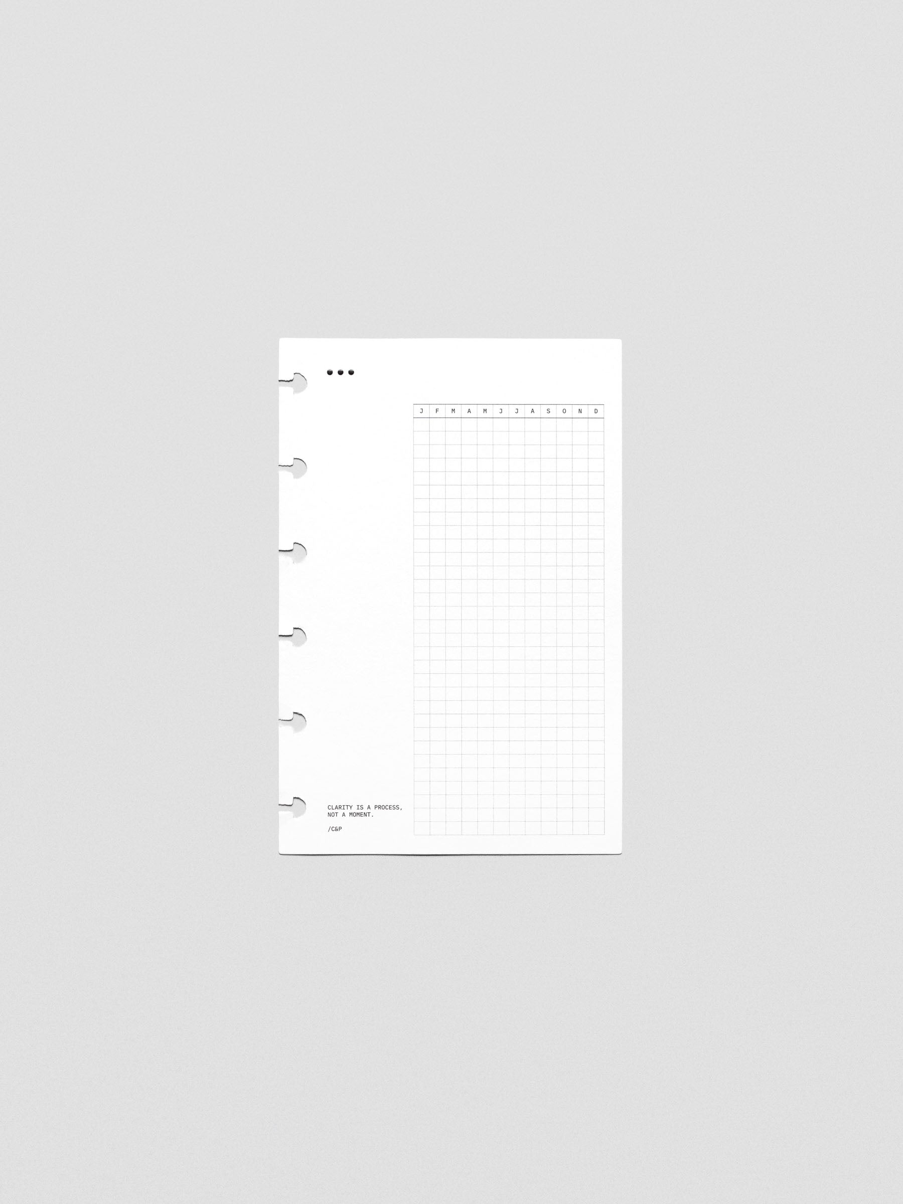 Mindful Moments Planner Dashboard in CP Petite size.