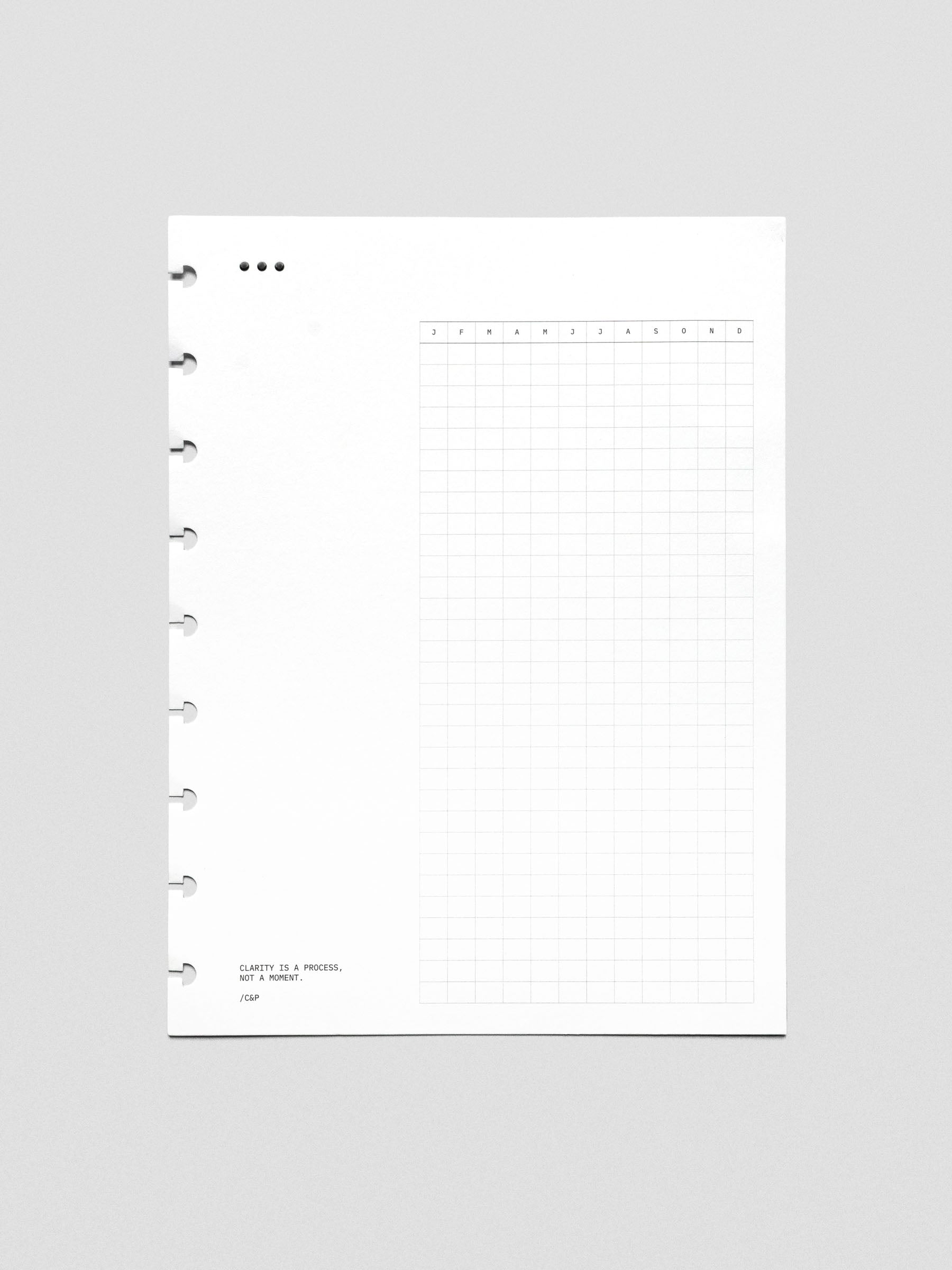 Mindful Moments Planner Dashboard