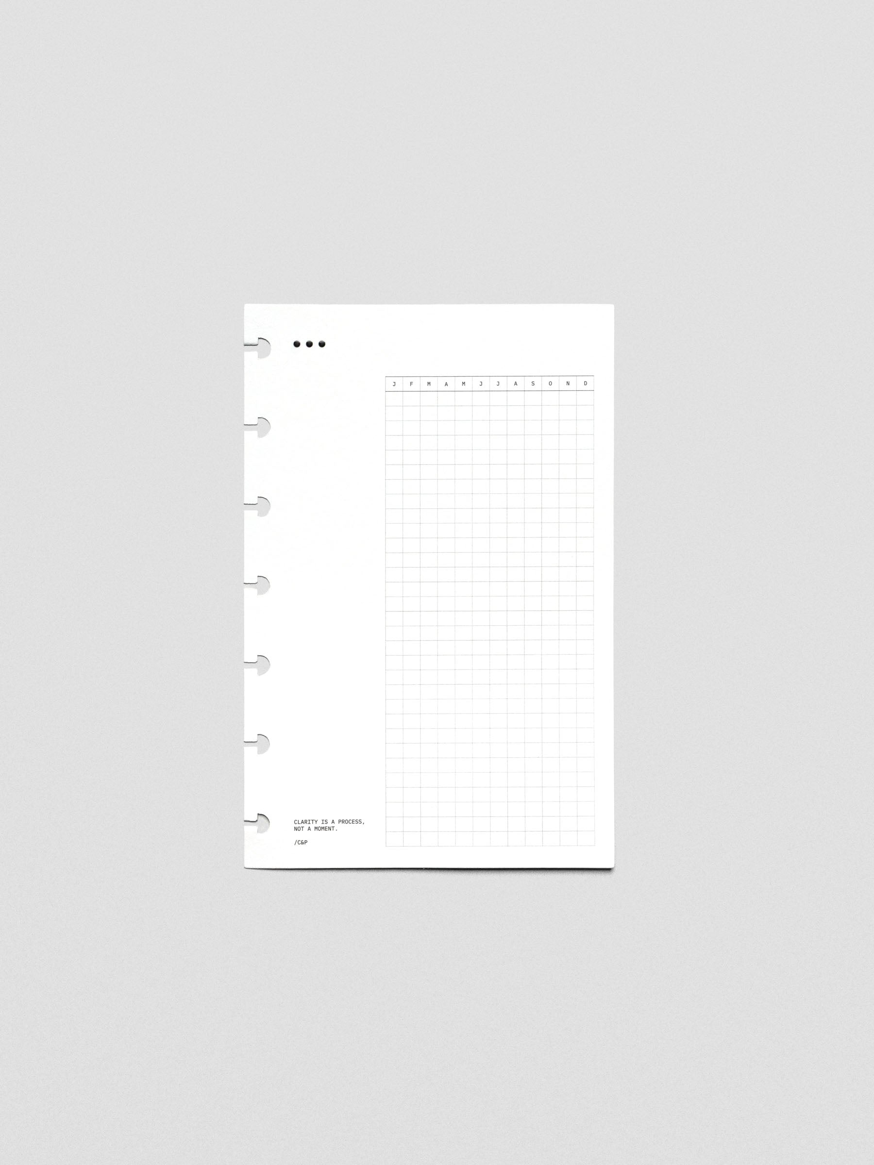 Mindful Moments Planner Dashboard in HP Mini size.