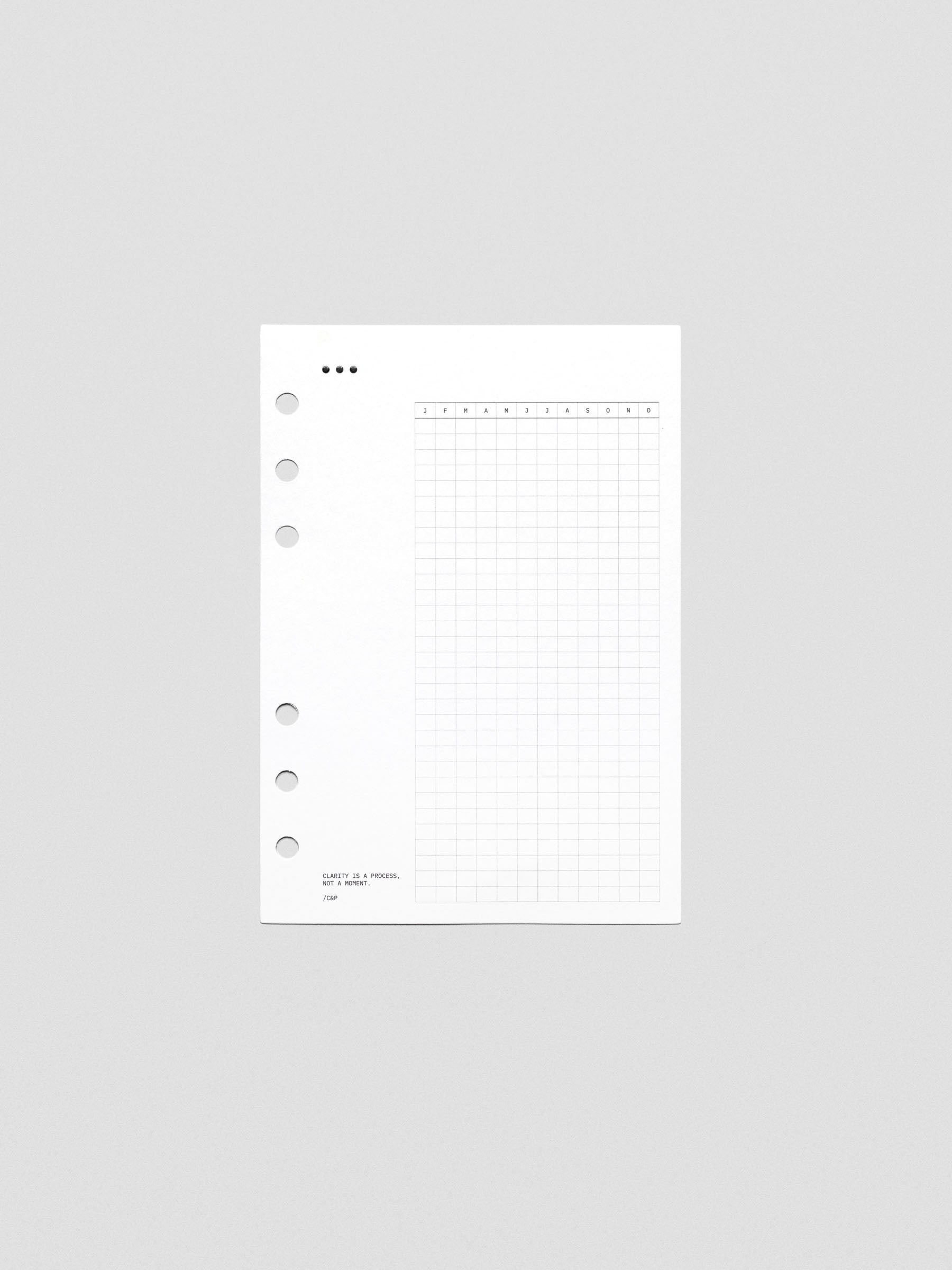 Mindful Moments Planner Dashboard in Personal Wide size.