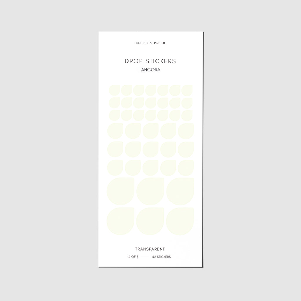 Sticker sheet displayed on a neutral background. Sticker sizes shown are mixed with small, medium, and large; color shown is Verona.