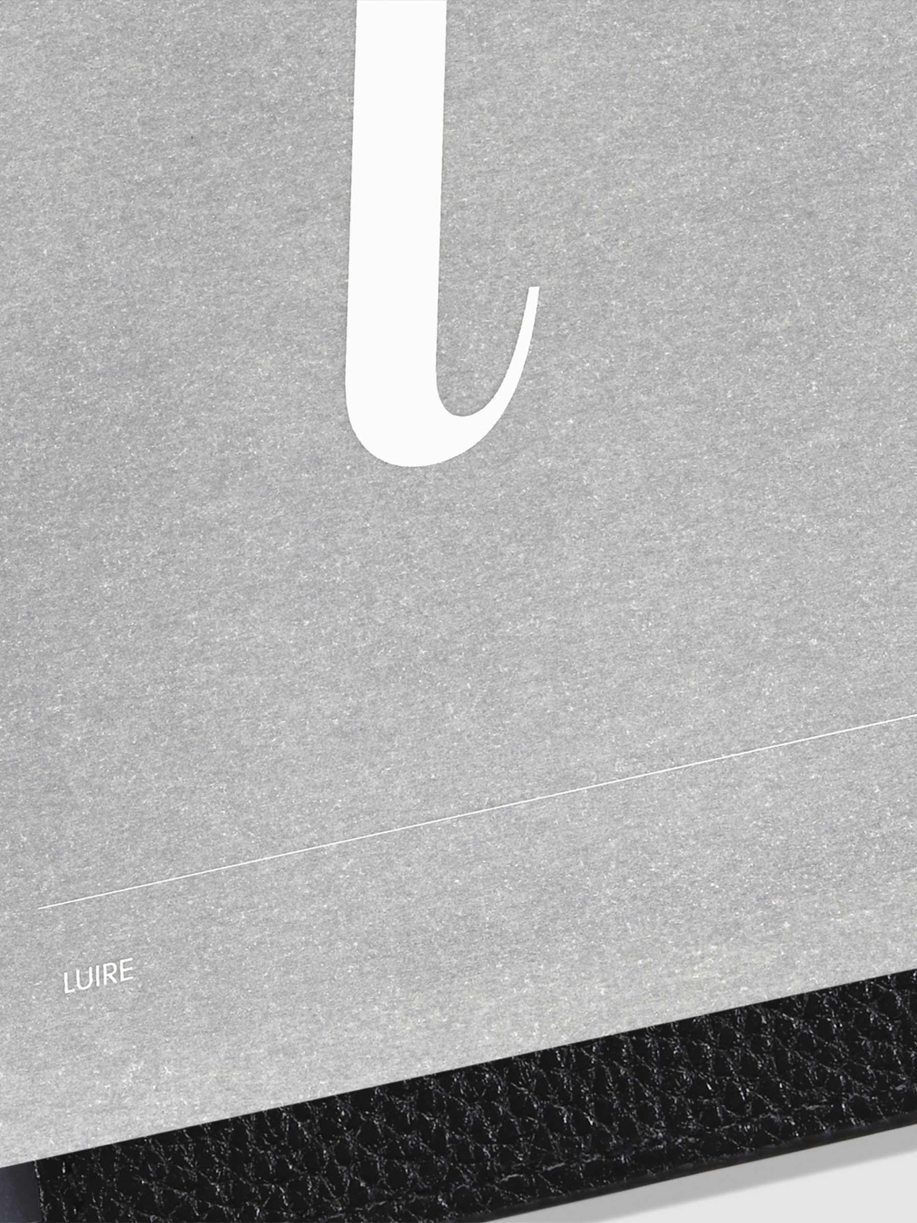 Monogram Vellum Planner Dashboard L in A5 use in a leather planner.