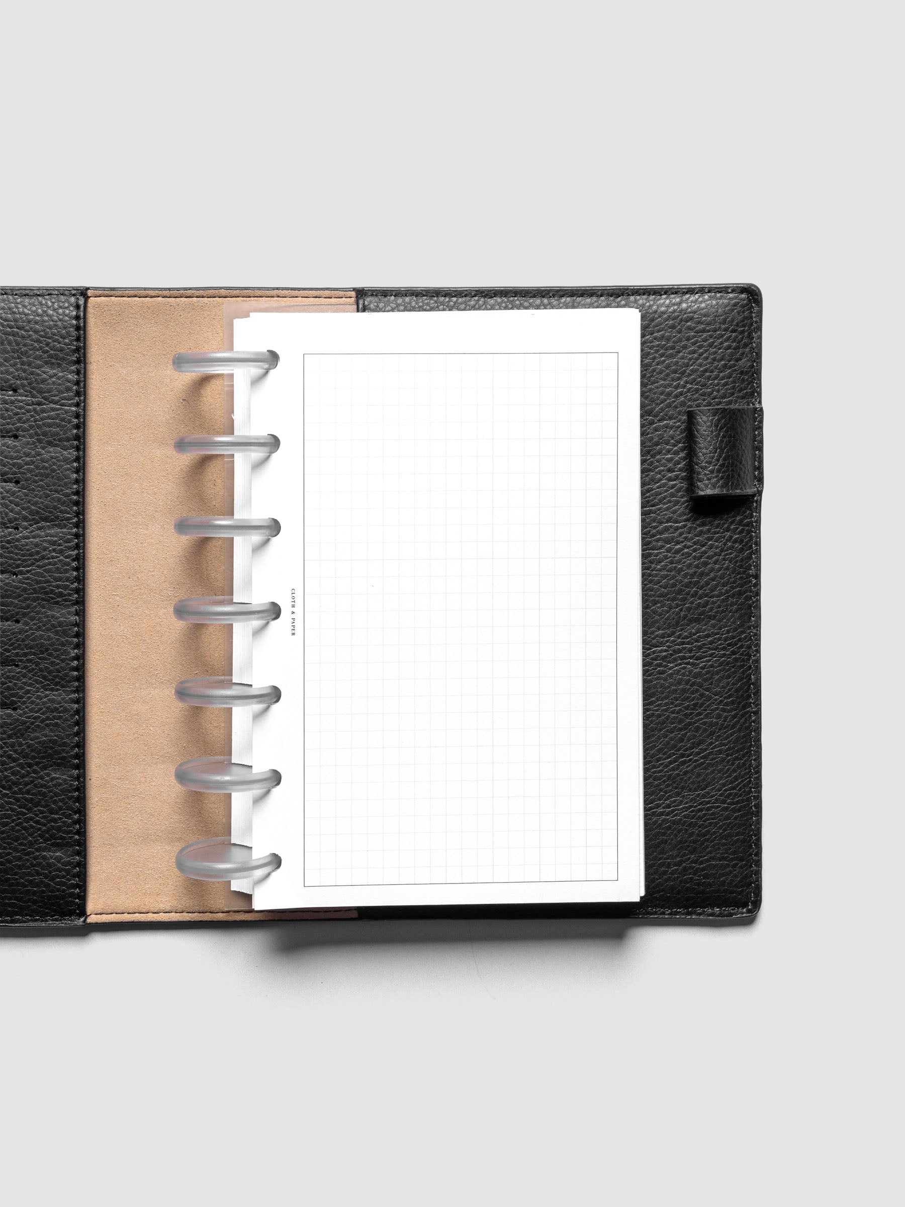 HP Mini Monthly Graph Planner Inserts full graph notes page.